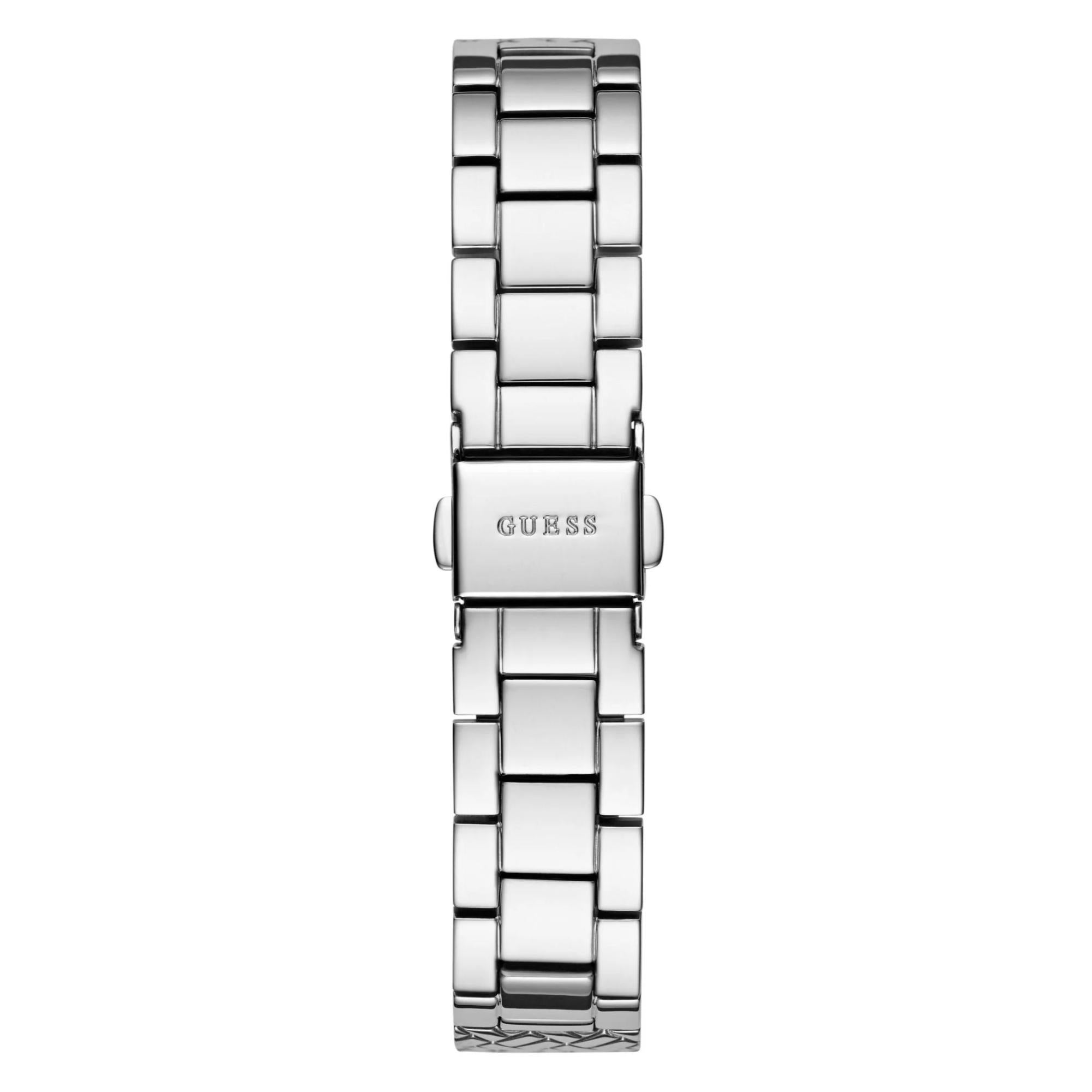GUESS Enchantment Silver Dial Tone Recycled Steel Ladies Watch GW0763L1