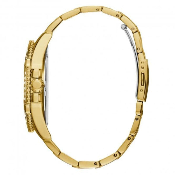 GUESS Stainless Steel Gold Tone Dial Men’s Watch W0799G2