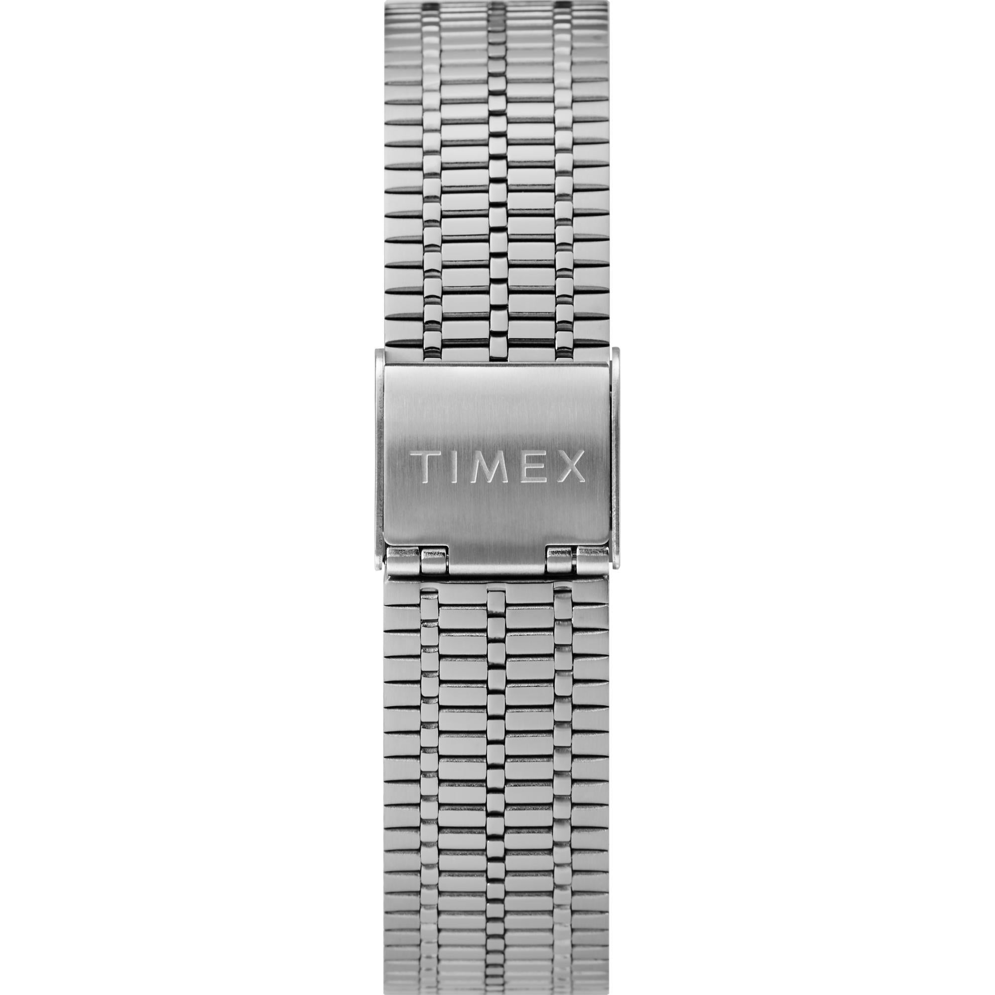 Timex Q Diver 38mm Blue Dial Steel Mens Quartz Watch TW2T80700