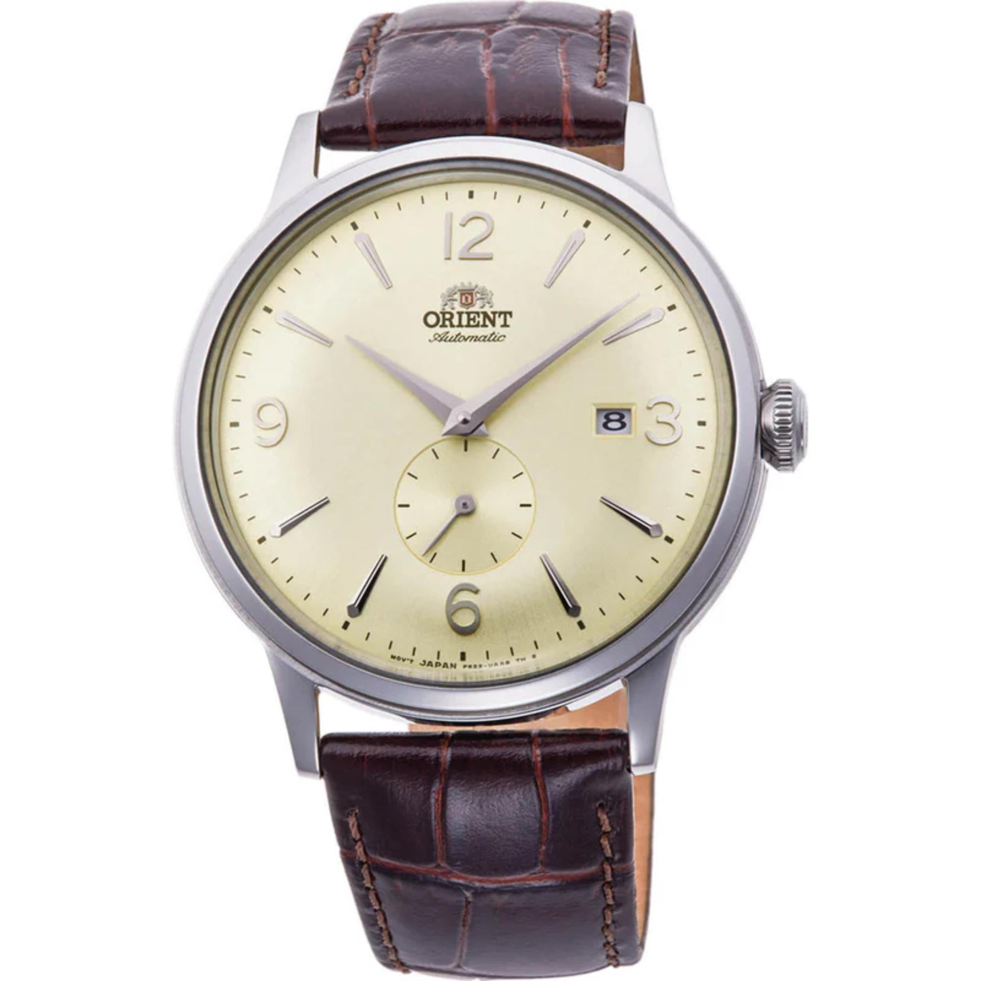 Orient Bambino Small Seconds Mechanical Champagne Dial Men’s Watch RA-AP0003S30B