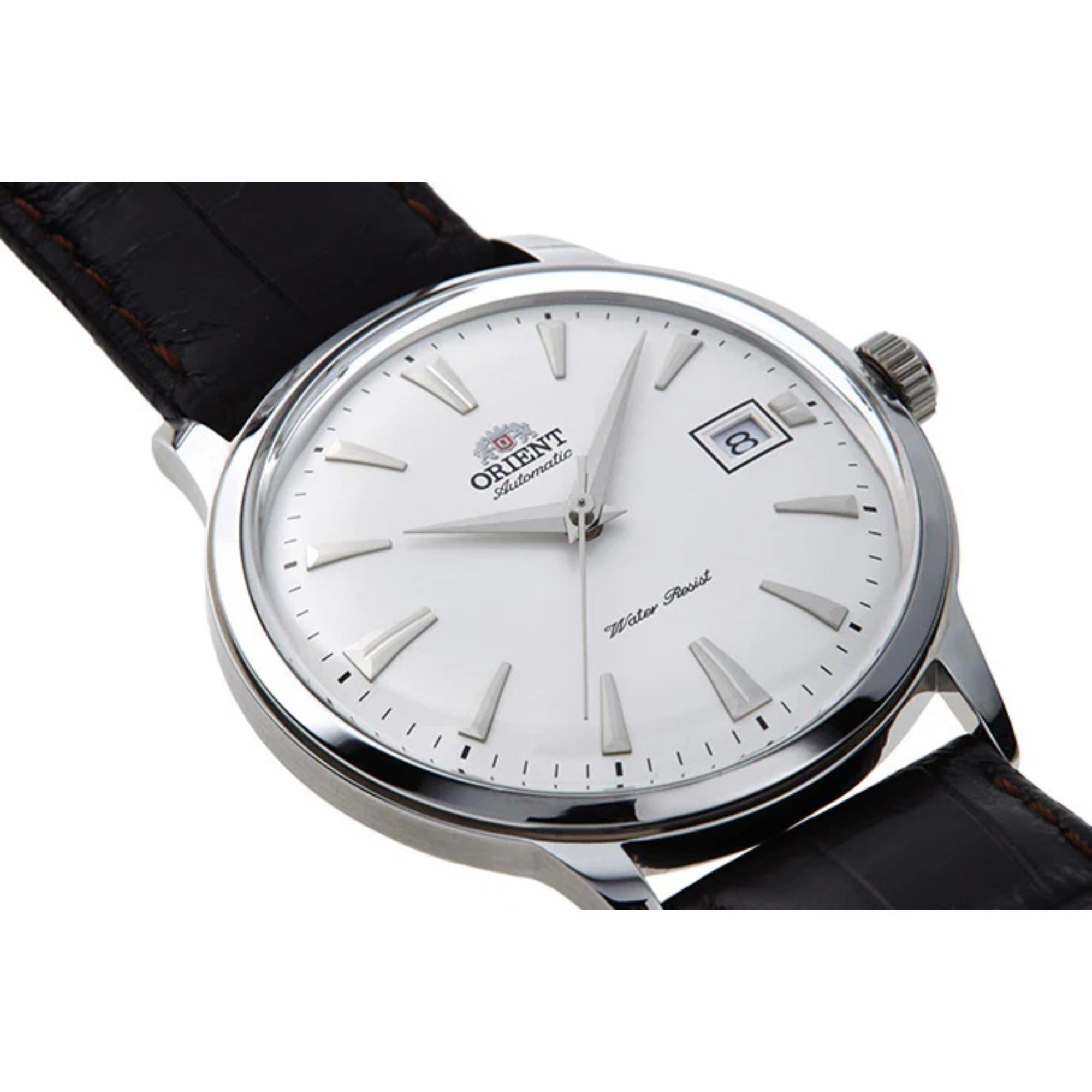 Orient Bambino Version 1 Automatic White Dial Strap Men’s Watch TAC00005W0