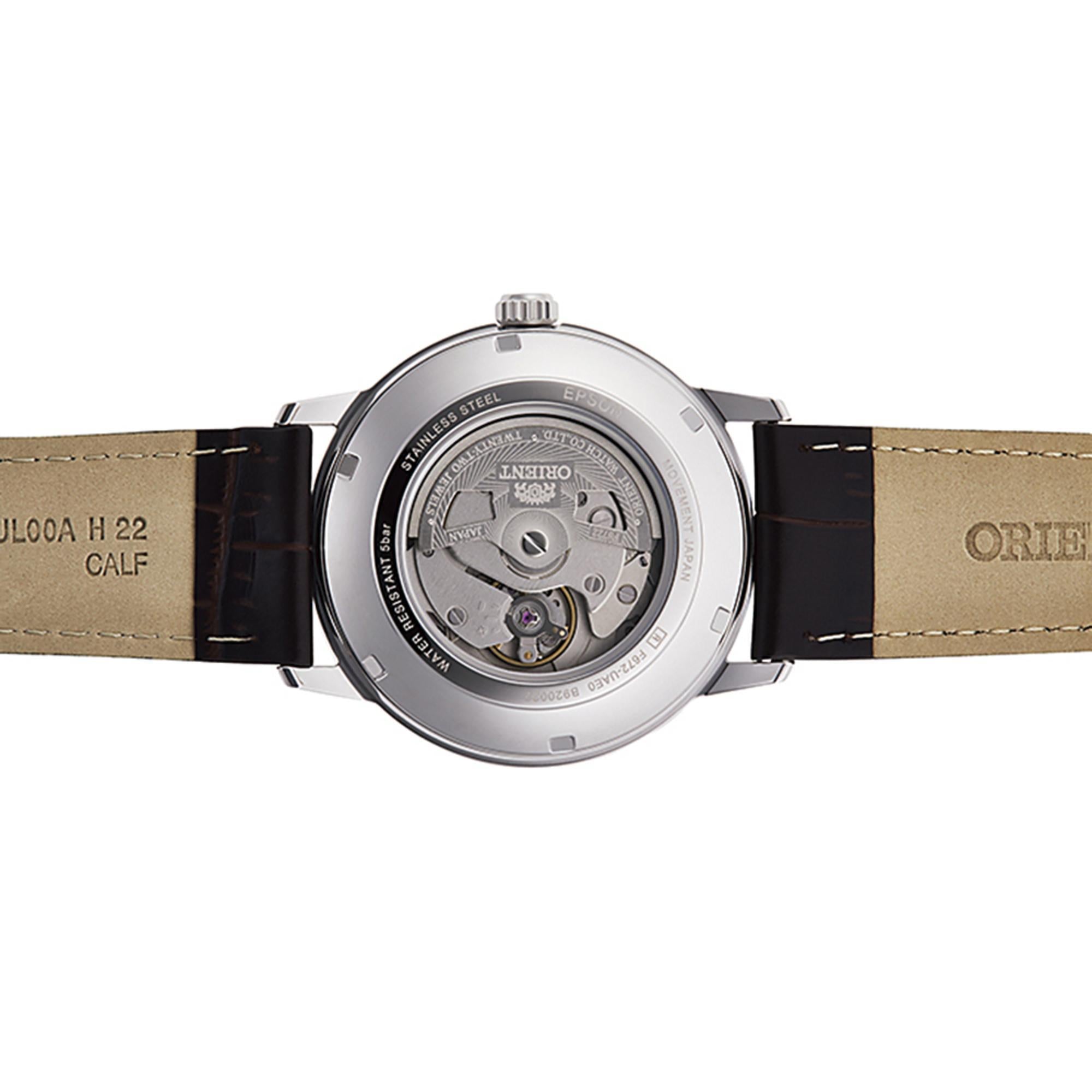 Orient Symphony III Contemporary Automatic White Dial Men’s Watch RA-AC0F07S30B