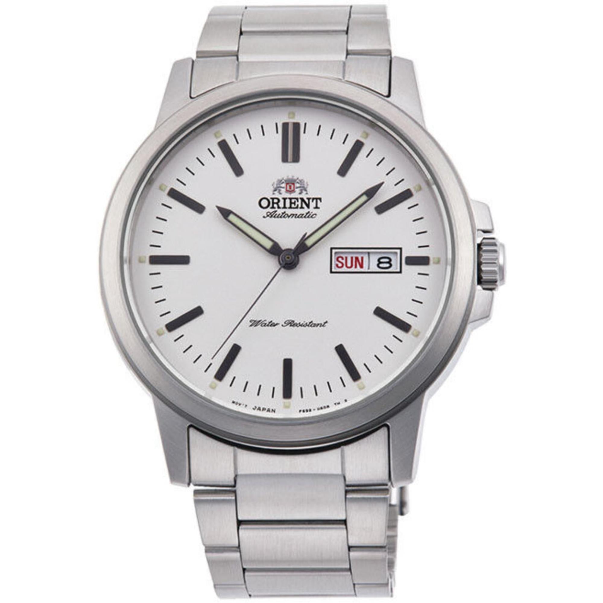 Orient Sports Contemporary Automatic Stainless Steel White Dial Men’s Watch RA-AA0C03S39B