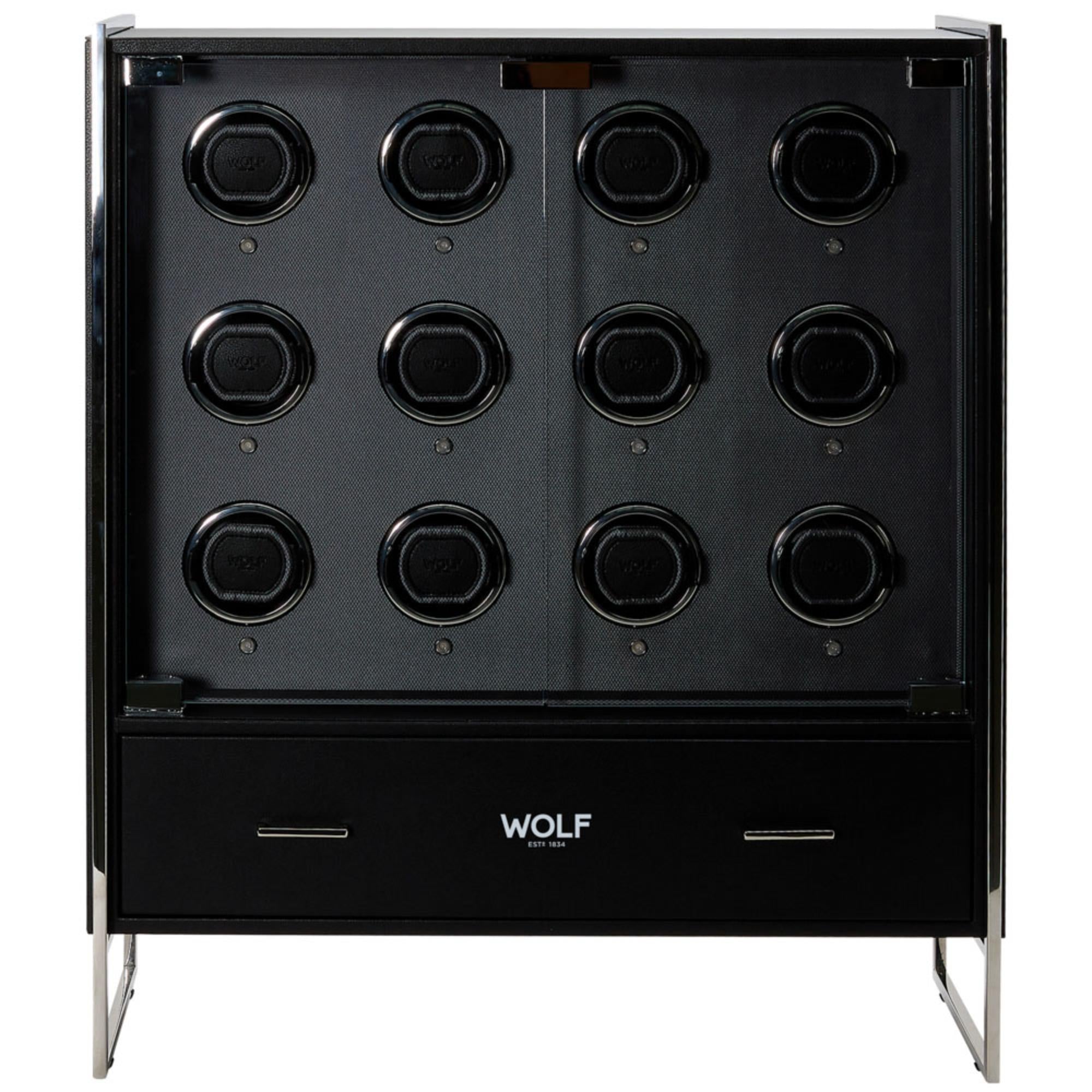 Wolf 12-Piece Watch Winder Cabinet 466602