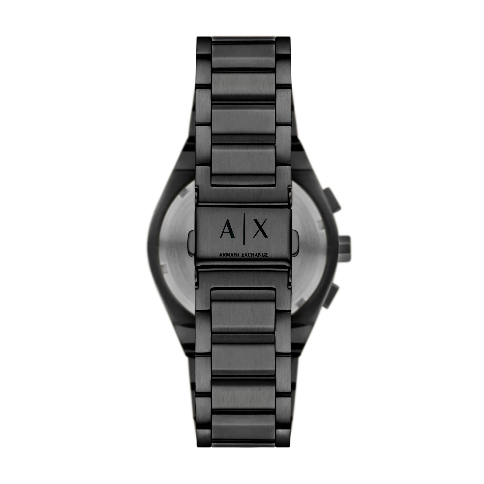 Armani Exchange Chronograph Black Dial Stainless Steel Men’s Watch AX4183