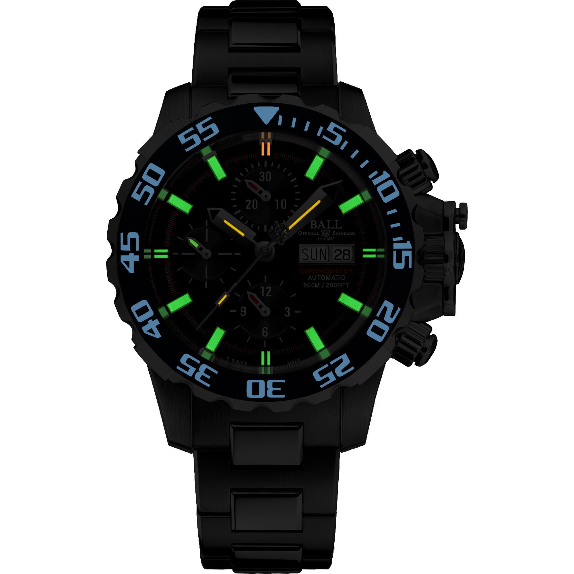 BALL Engineer Hydrocarbon Nedu Black Dial Men’s Watch DC3226A-S4C-BK