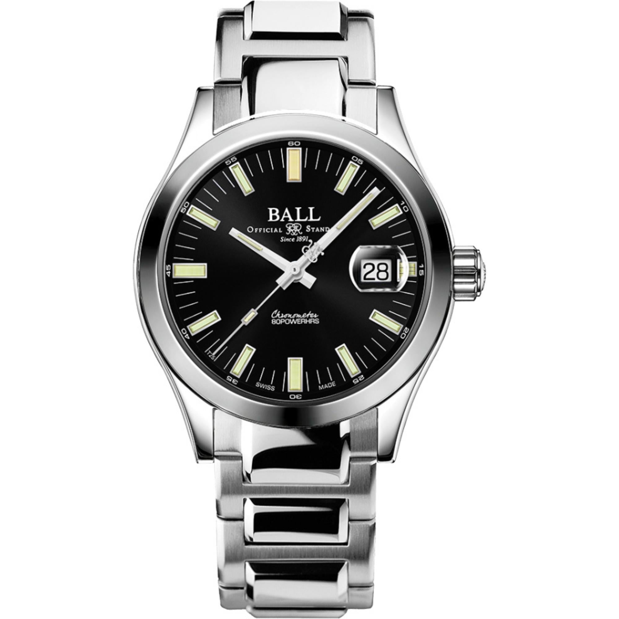 BALL Engineer M Marvelight Black Dial Stainless Steel Men’s Watch NM9032C-S1CJ-BK