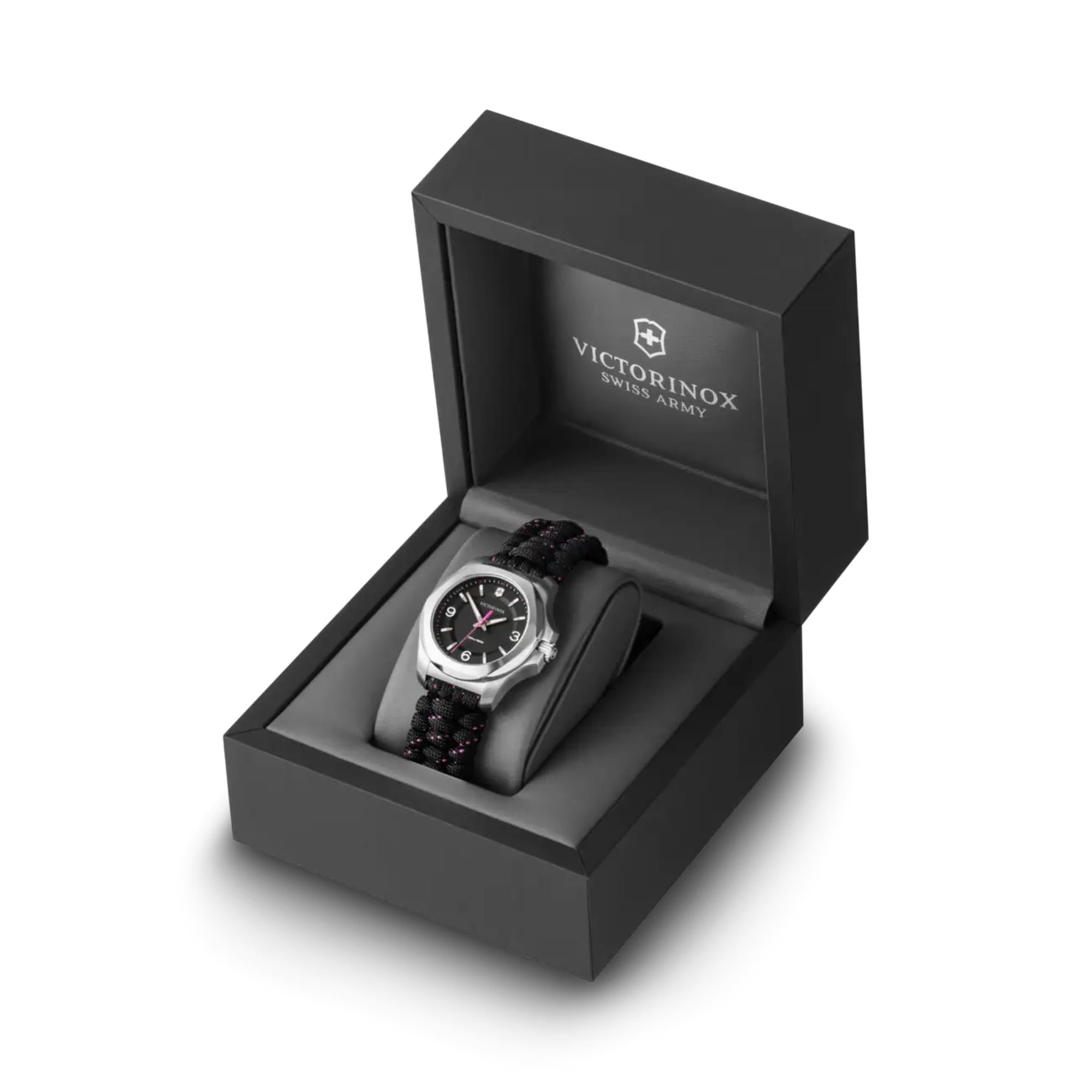 Victorinox I.N.O.X. V Black Dial Paracord Strap Women's Watch 241918