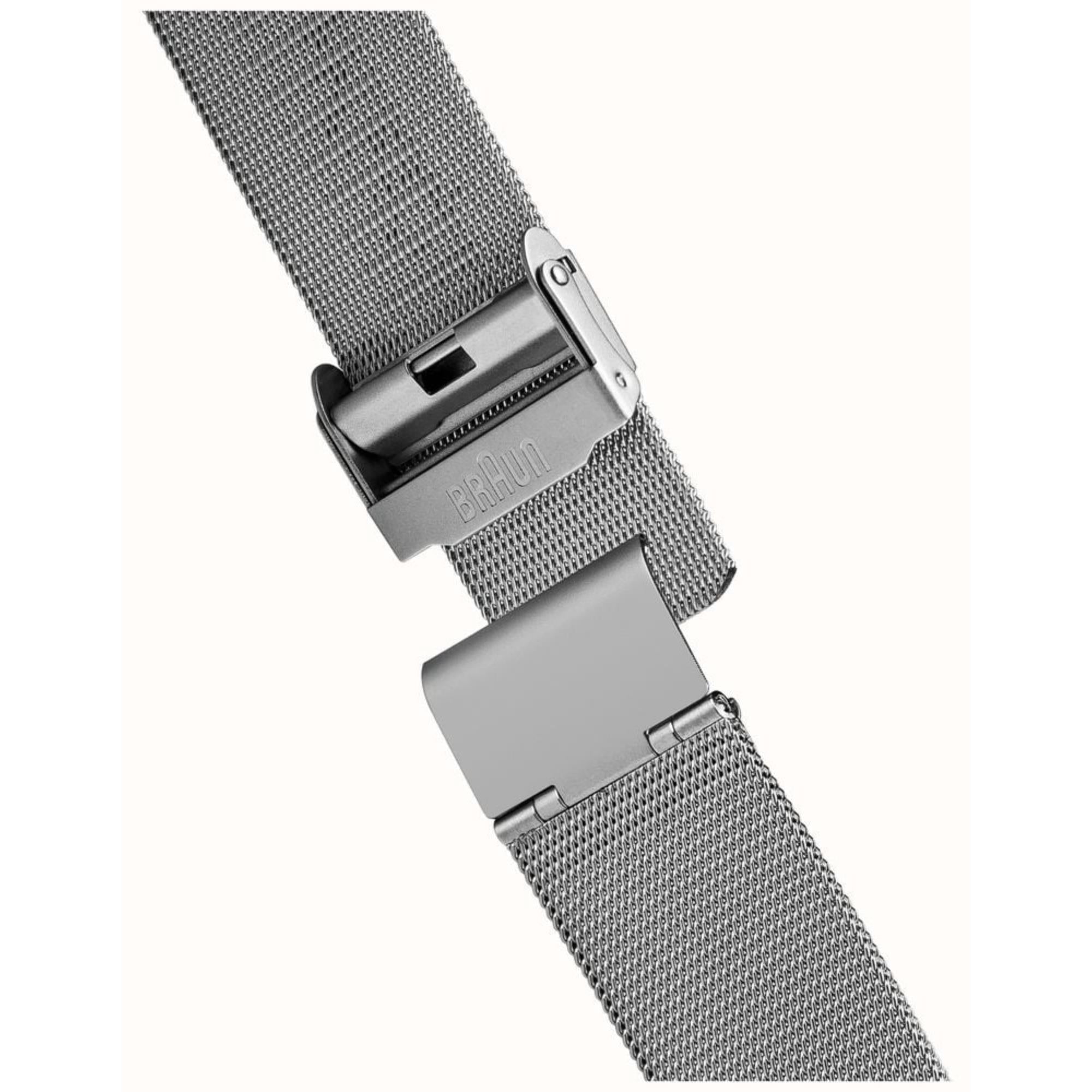 Braun Men’s Classic Slim Mesh Black Dial Watch BN0211BKSLMHG