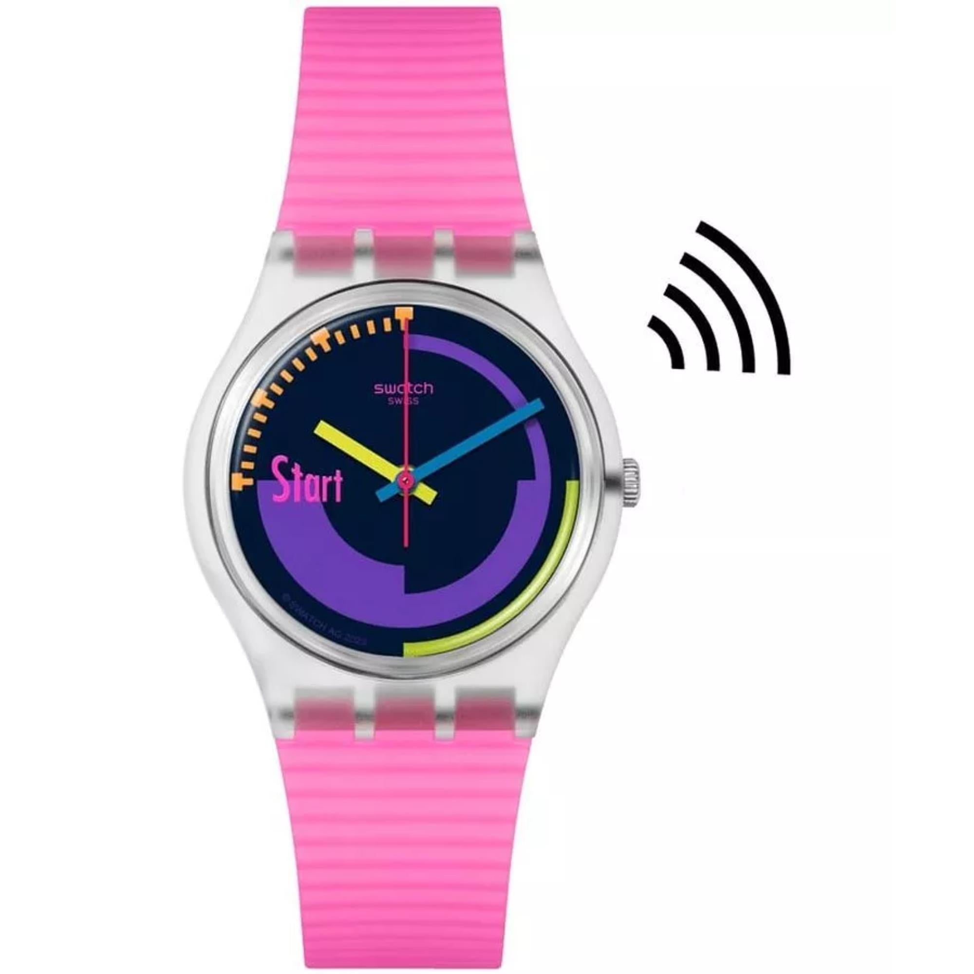 Swatch Multicolor Podium PAY! Unisex Watch SO28K112-5300
