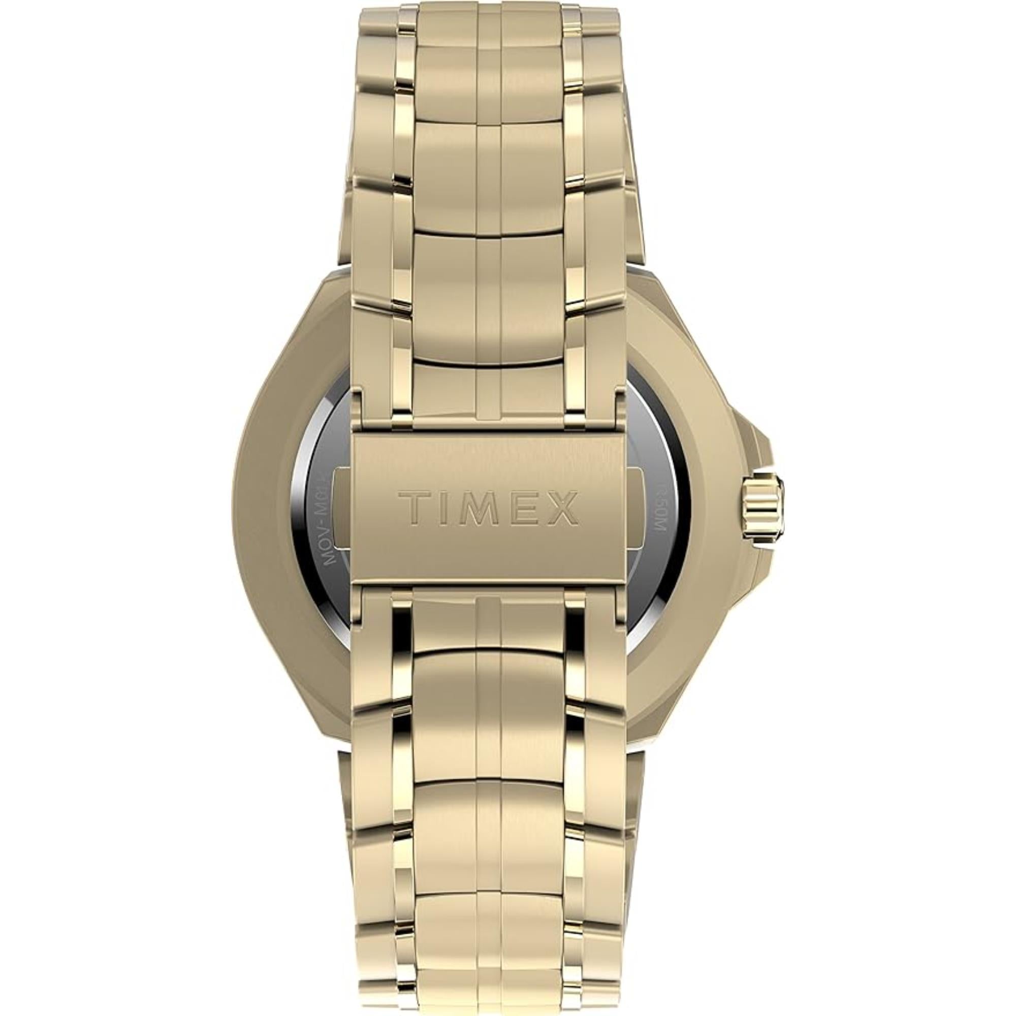 Timex Solar Gold-tone Case and Gold-tone Bracelet Men's TW2V39800
