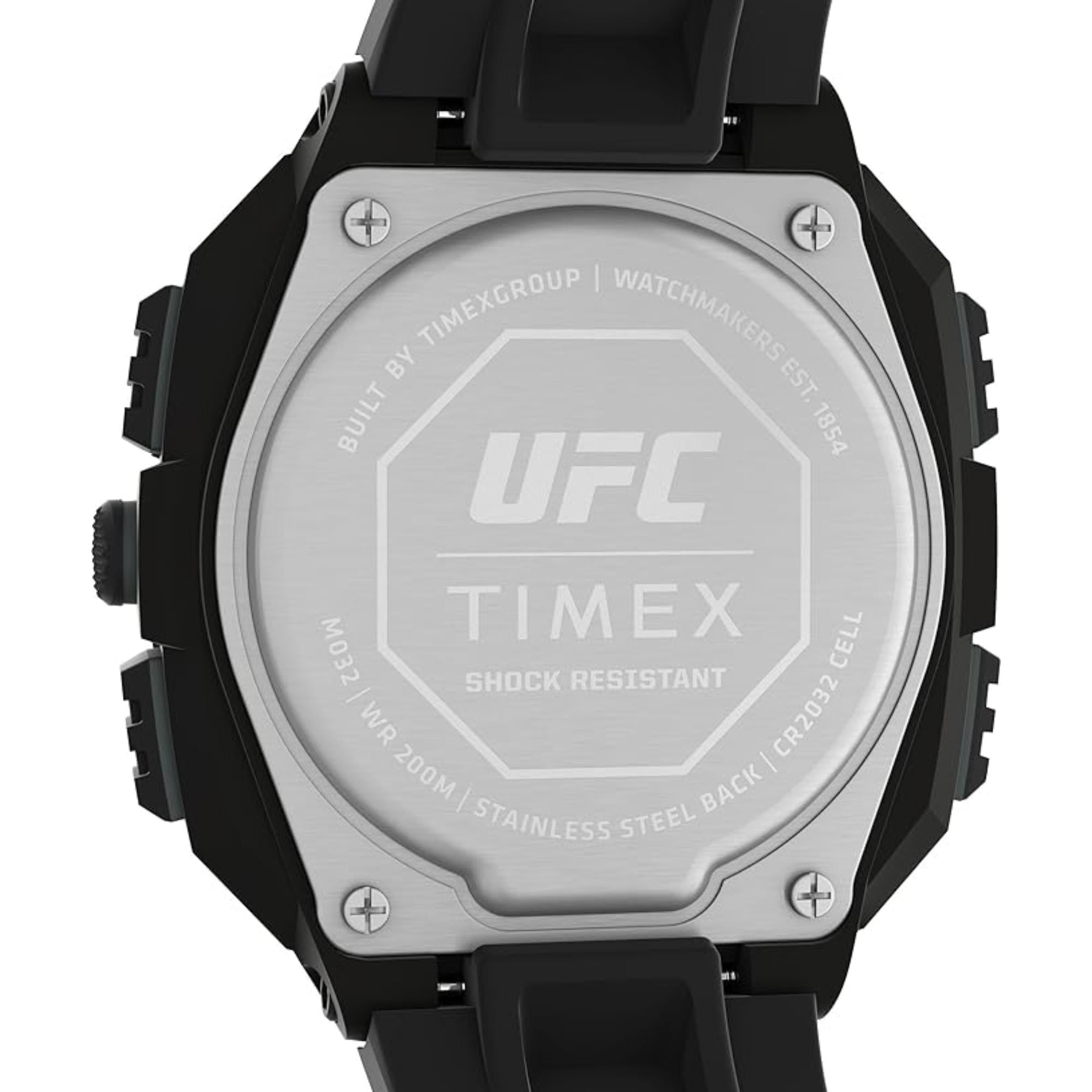 Timex UFC Shock XL Fight Week Black Resin Strap Men's Watch TW2V85100