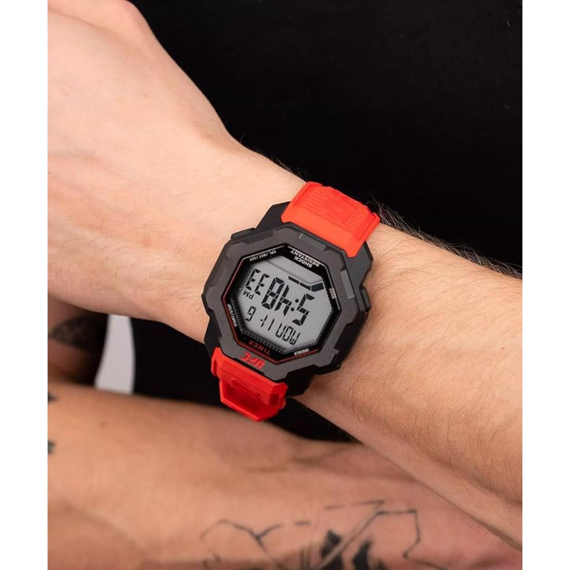 Timex UFC Strength Knockout Digital Rubber Strap Men's Watch TW2V88200