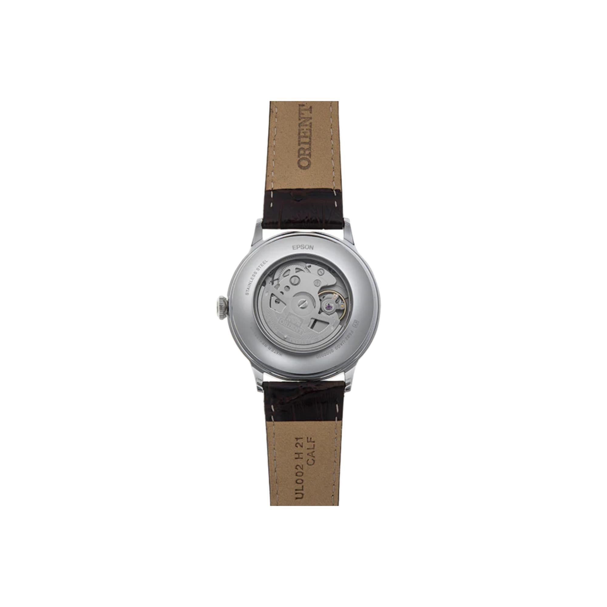 Orient Bambino Version 8 Automatic  with Leather Strap Red Dial Men’s Watch RA-AK0705R30B
