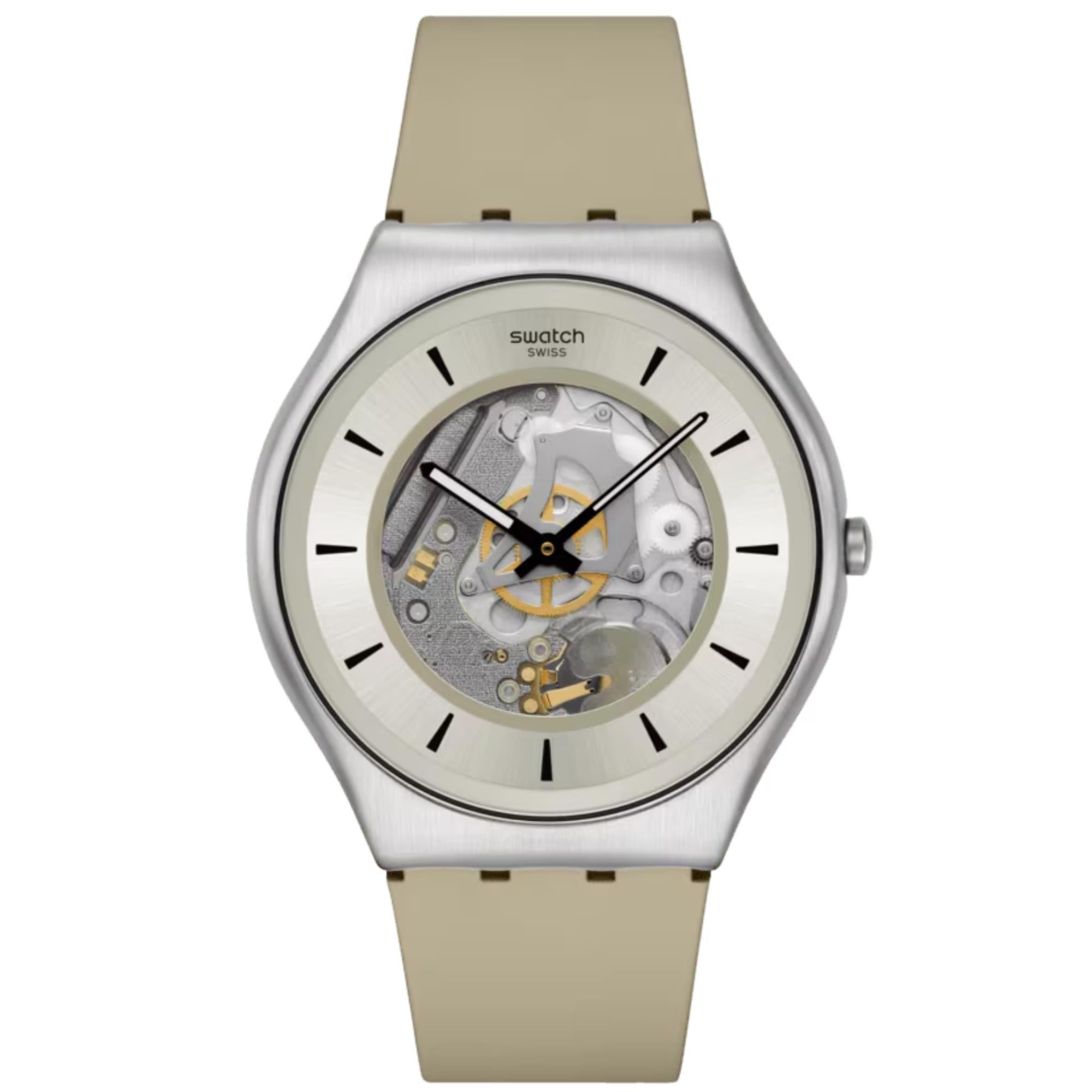 Swatch Quartzicle Unisex Green Dial Watch SS07S145