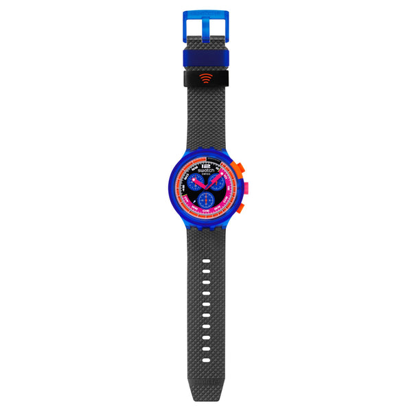 Swatch Neon Party To The Max P Unisex Multicoloured Dial Watch SB06N101-5300