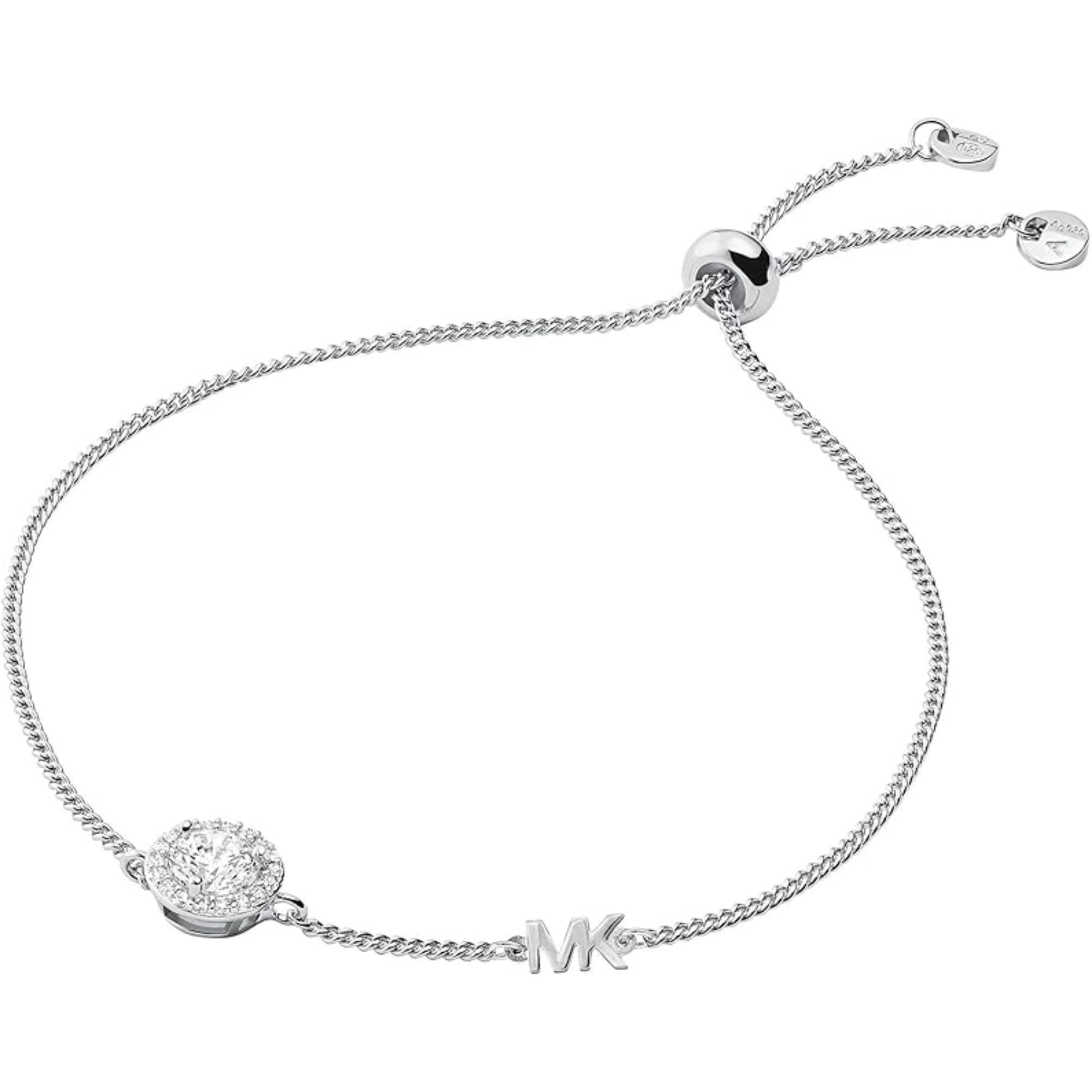 Michael Kors Sterling Silver Halo Slider Women's Bracelet  MKC1206AN040