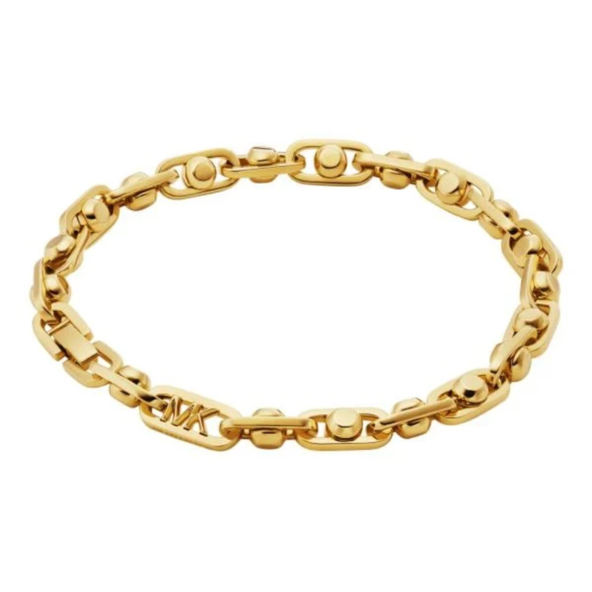 Michael Kors 14K Gold Astor Link Chain Women's Bracelet MKJ835700710