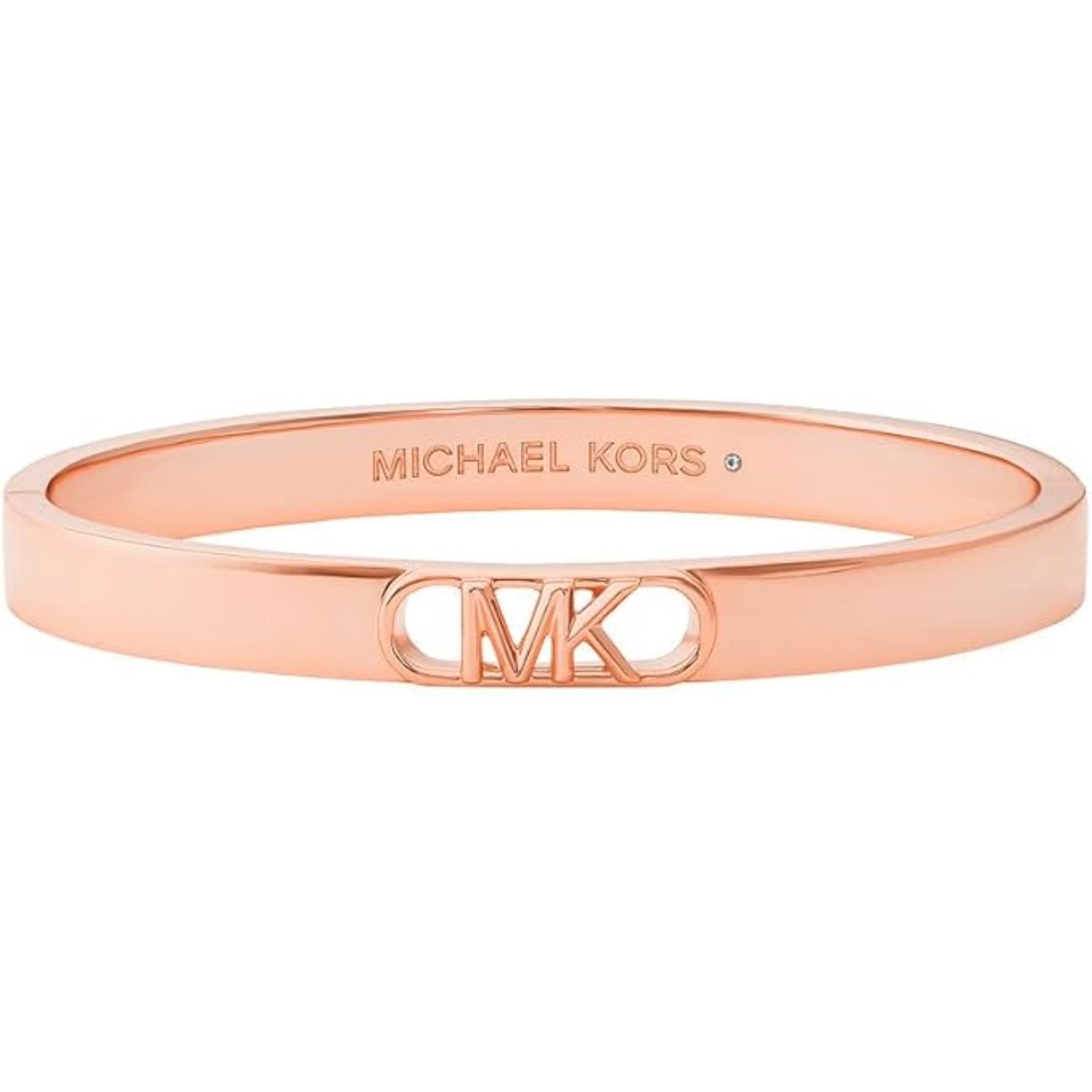 Michael Kors 14K Rose Gold-Plated Empire Link Bangle Women's Bracelet  MKJ828700791