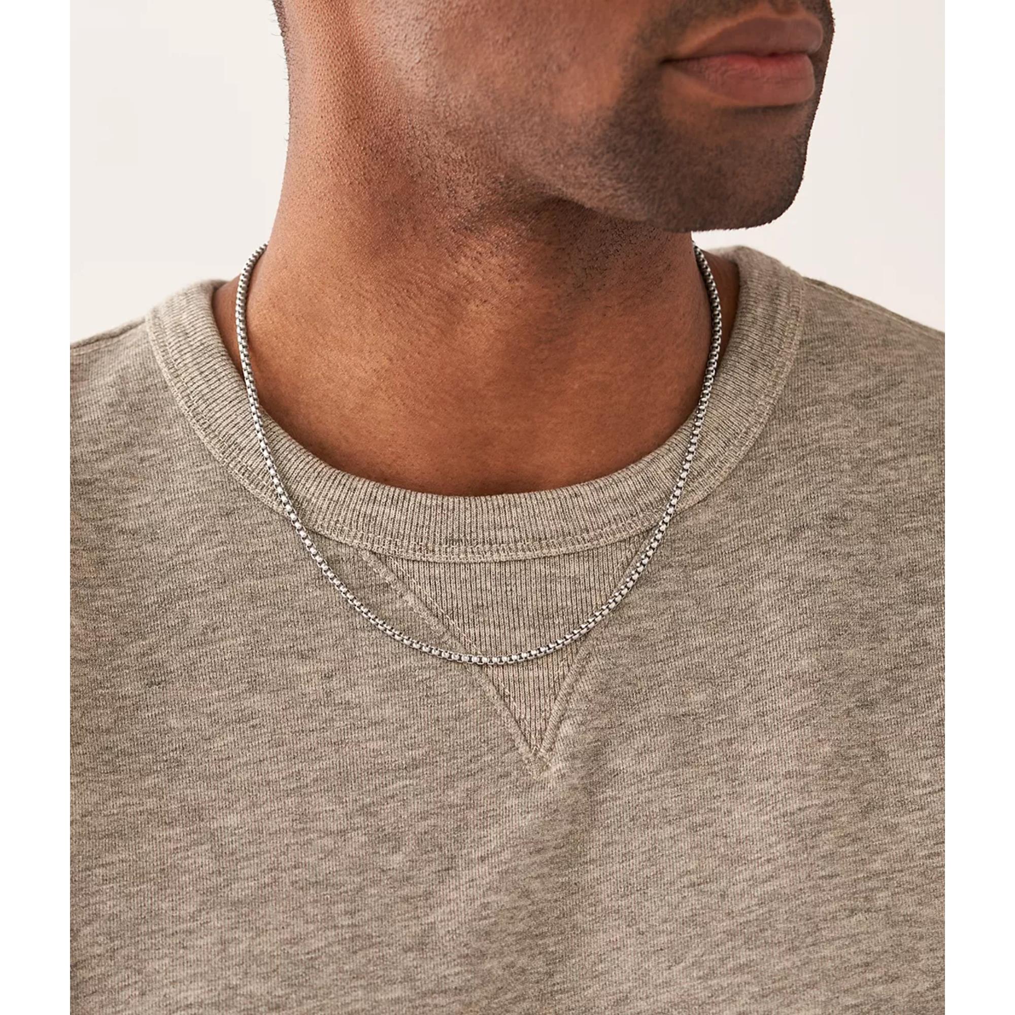 Fossil Unisex Ellis Core Chains Stainless Steel Chain NecklaceJF04505040