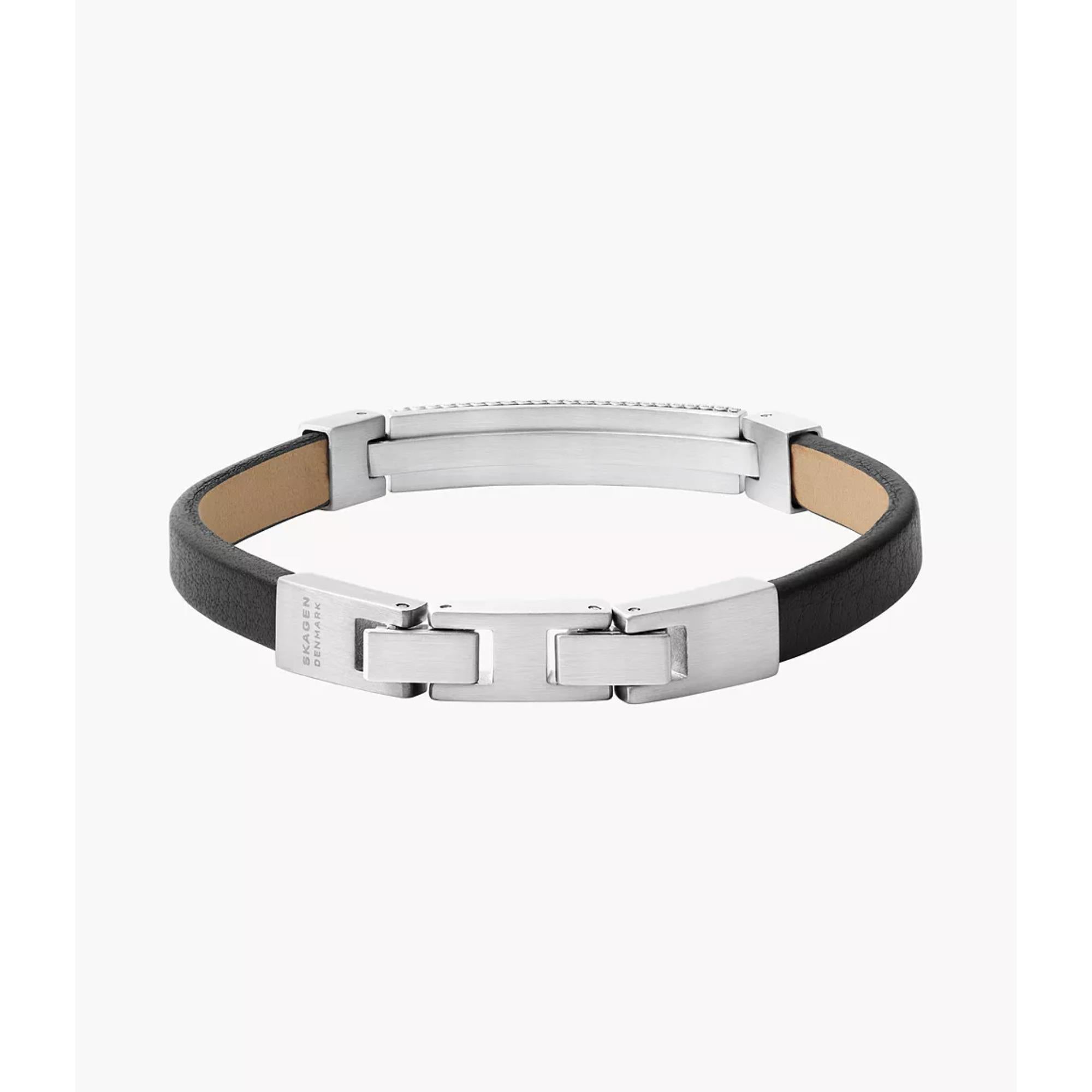 Skagen Torben LiteHide™ Leather Strap Men's Bracelet SKJM0208040
