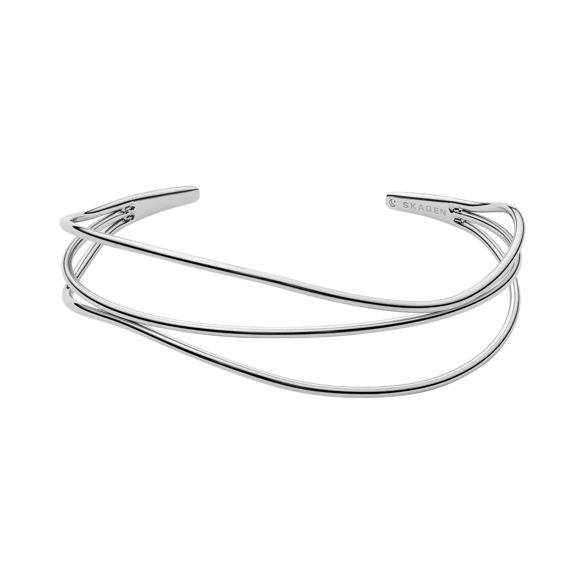 Skagen Kariana Silver-Tone Wire Women's Bracelet SKJ1124040