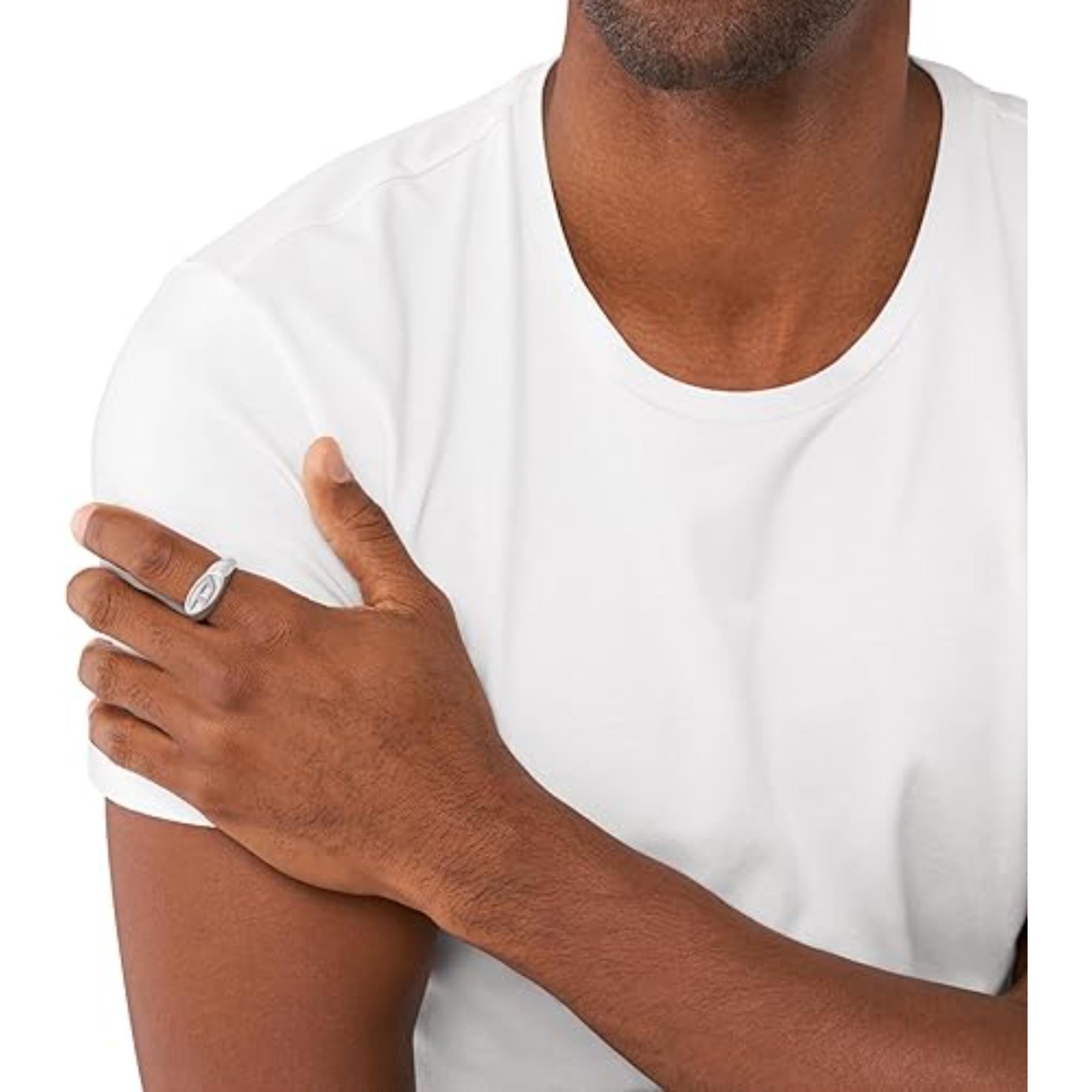 Diesel Unisex Stainless Steel Logo Signet Ring DX1475040-9