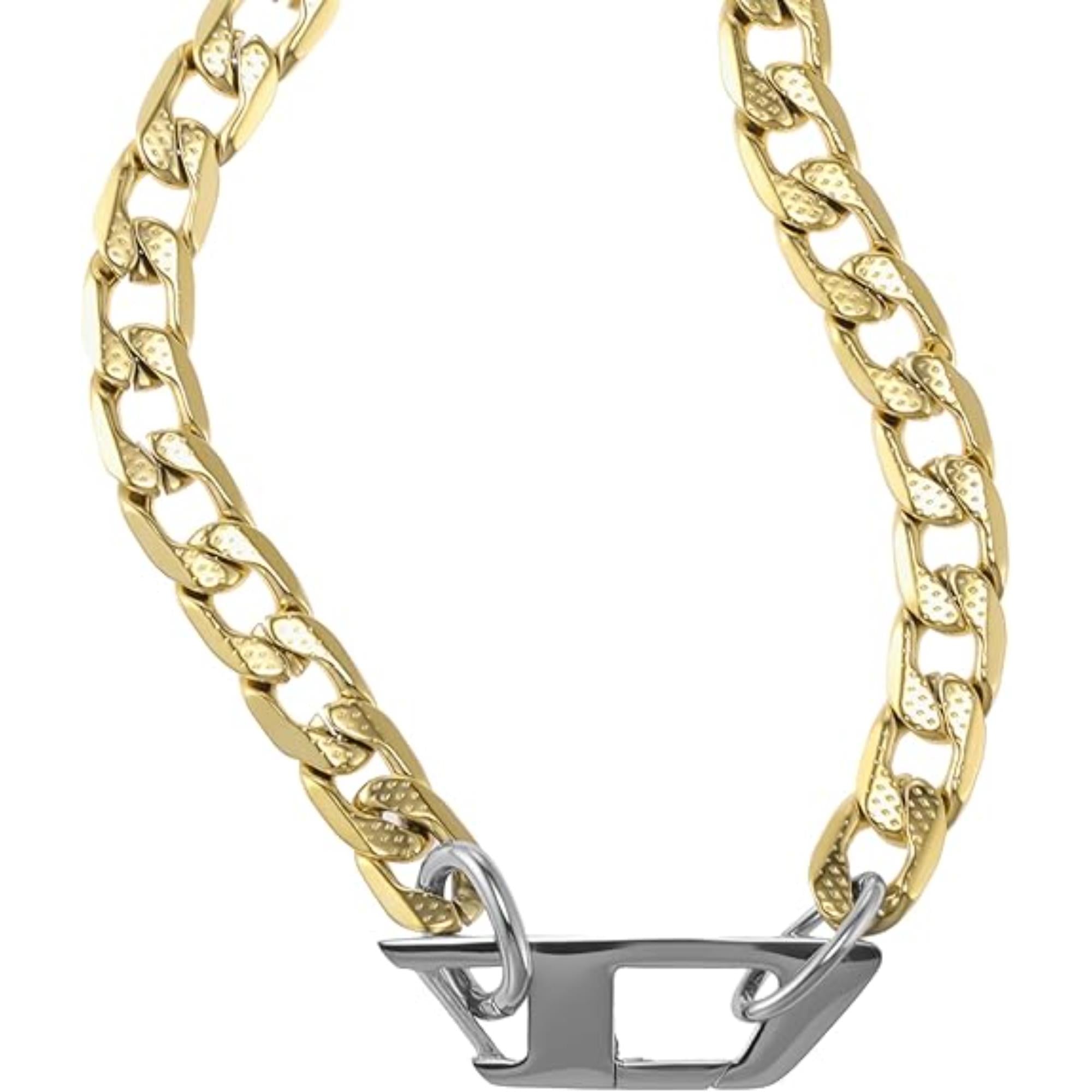 Diesel Chain Stainless Steel Unisex Necklace DX1438931