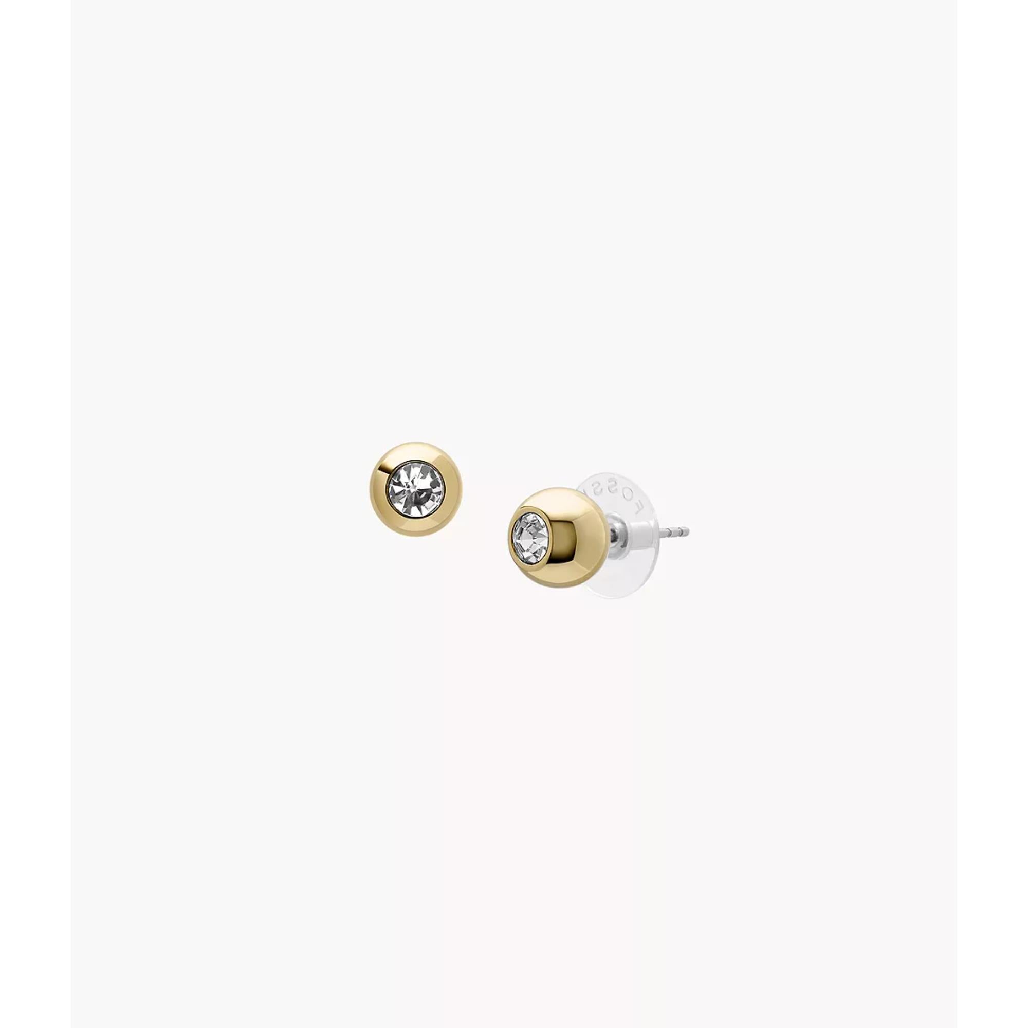 Fossil Bright Baubles Gold-Tone Brass Stud Women's Earrings  JA7251710