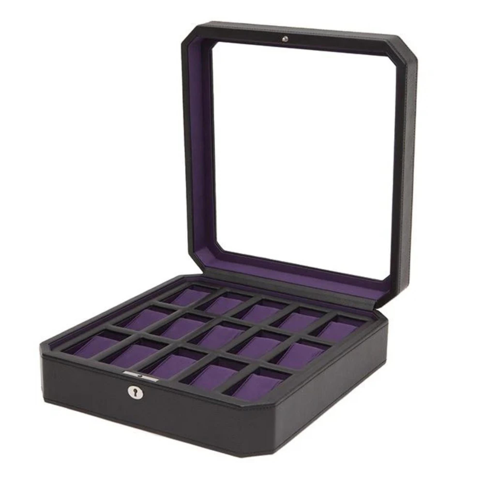WOLF Windsor Fifteen-Piece Watch Box 458503