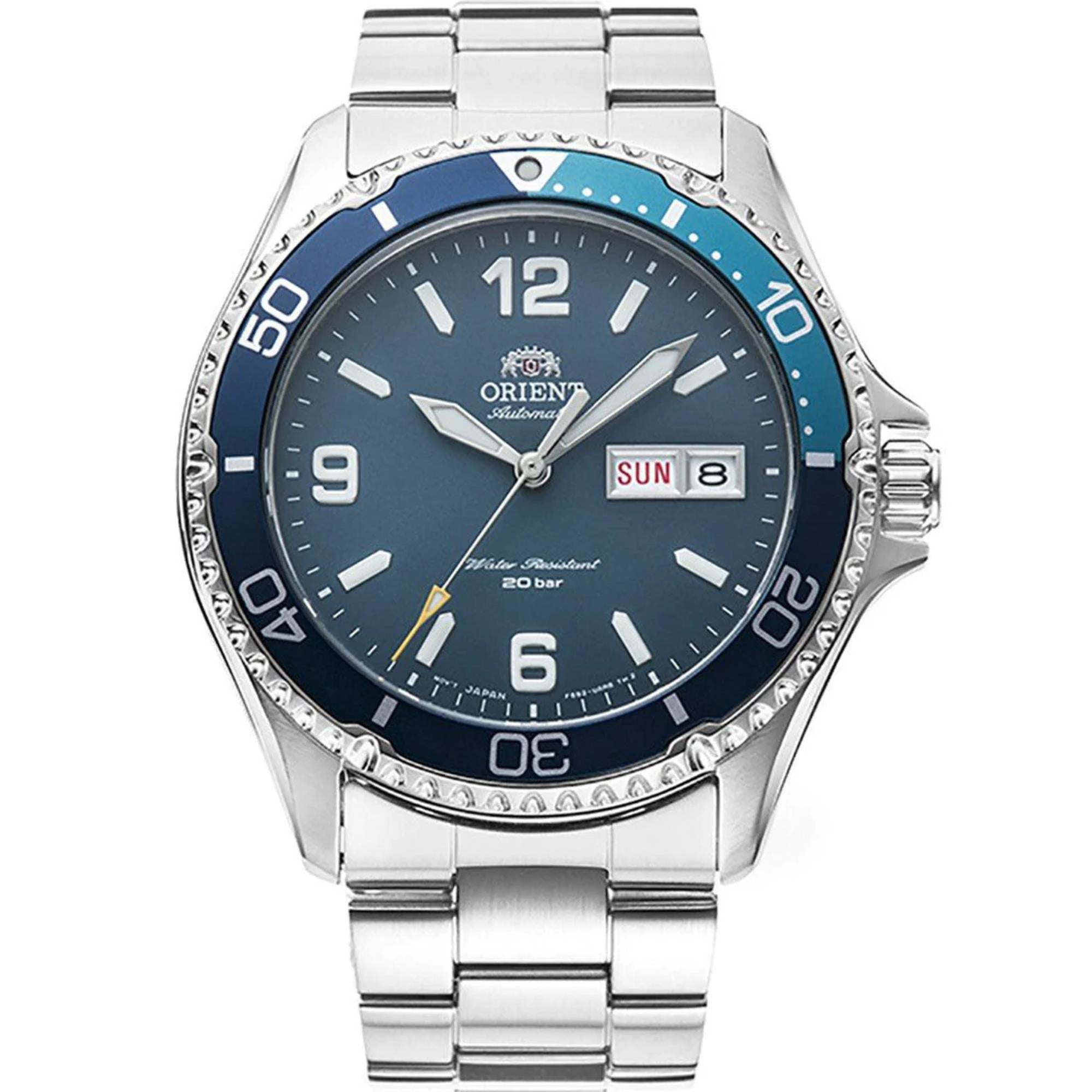 Orient Mako 2023 Automatic Blue Dial Stainless Steel Bracelet Men’s Watch RA-AA0818L39B