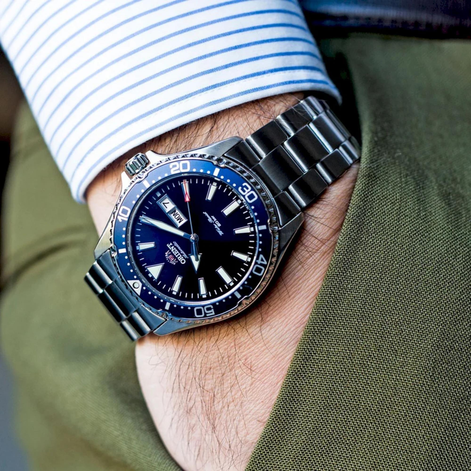 Orient Kamasu Mako III Automatic Blue Dial Men’s Dive Watch RA-AA0002L39B