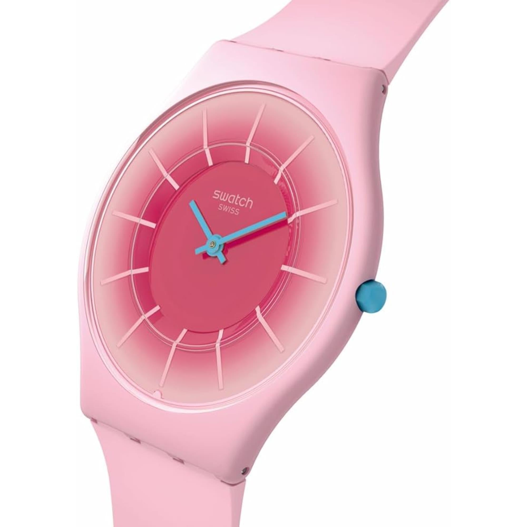 Swatch Radiantly Pink Women’s Quartz Pink Dial Watch SS08P110