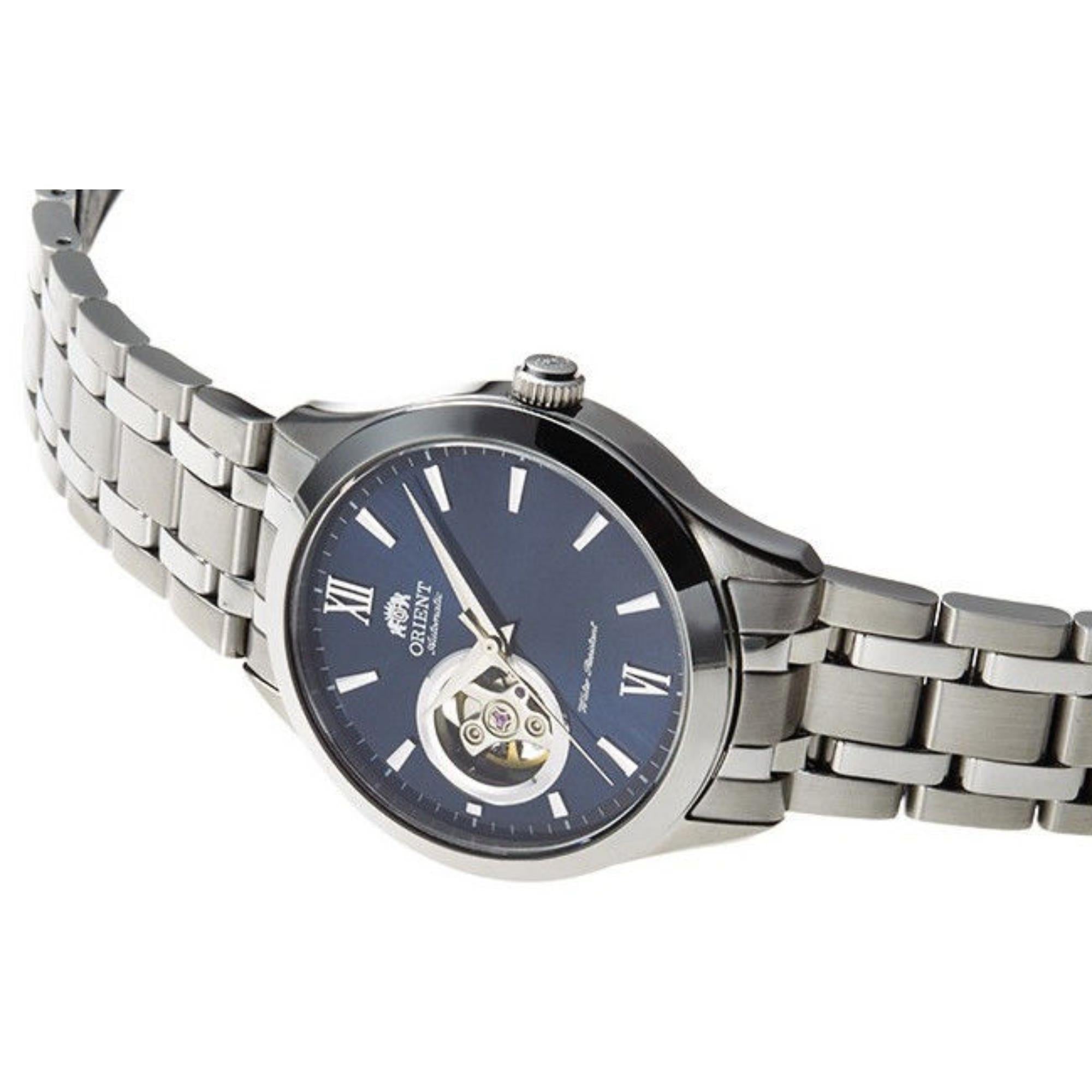 Orient Golden Eye II Contemporary Open Heart Blue Dial Men's Watch TAG03001D0