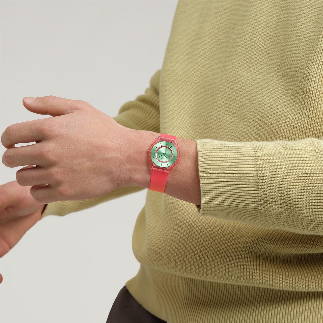 Swatch Minty Mango Dream Green Dial Unisex Watch SS08P111