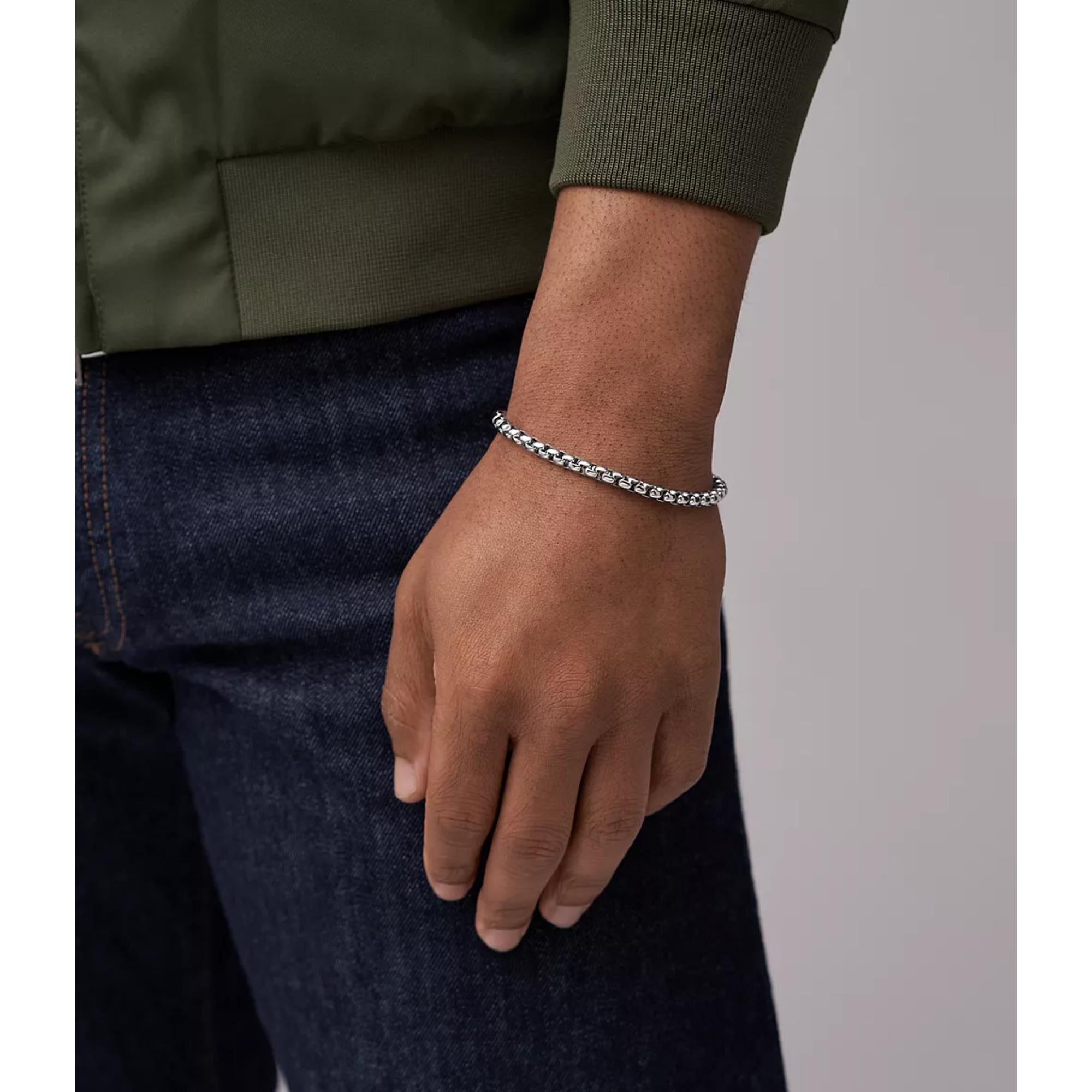 Fossil Ellis Core Chains Stainless Steel Chain Unisex Bracelet JF04562040