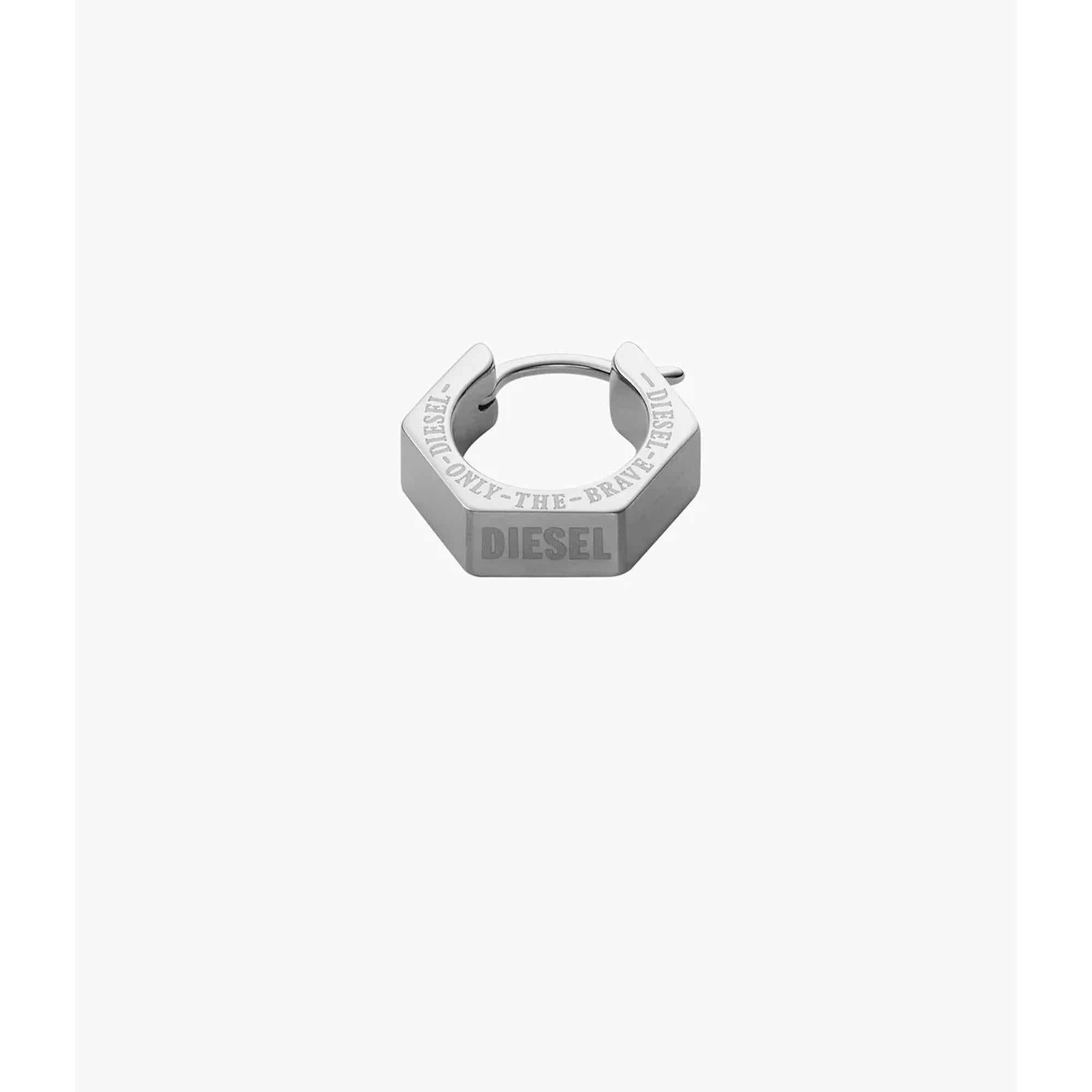 Diesel Stainless Steel Hoop Men's Earring DX1345040