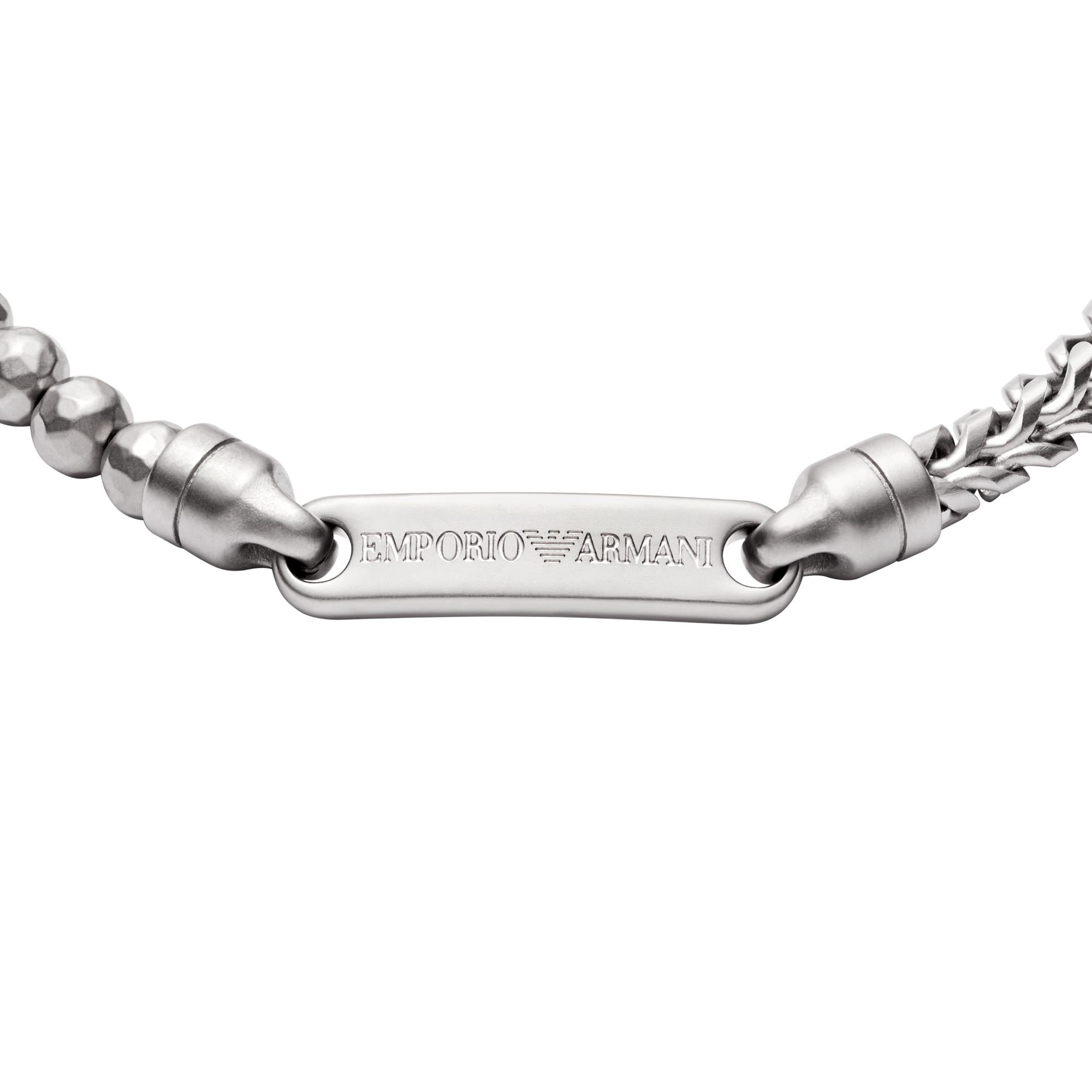 Emporio Armani Stainless Steel ID Men's Bracelet EGS3181040