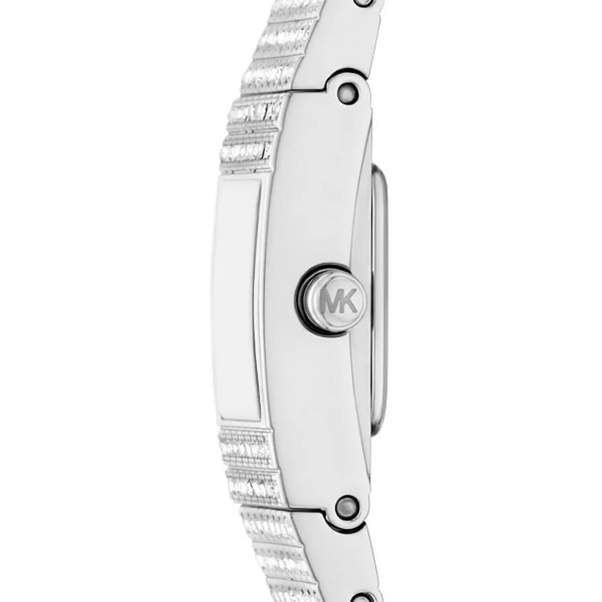 Michael Kors Darrington White Dial Stainless Steel Strap Ladies Watch MK4886