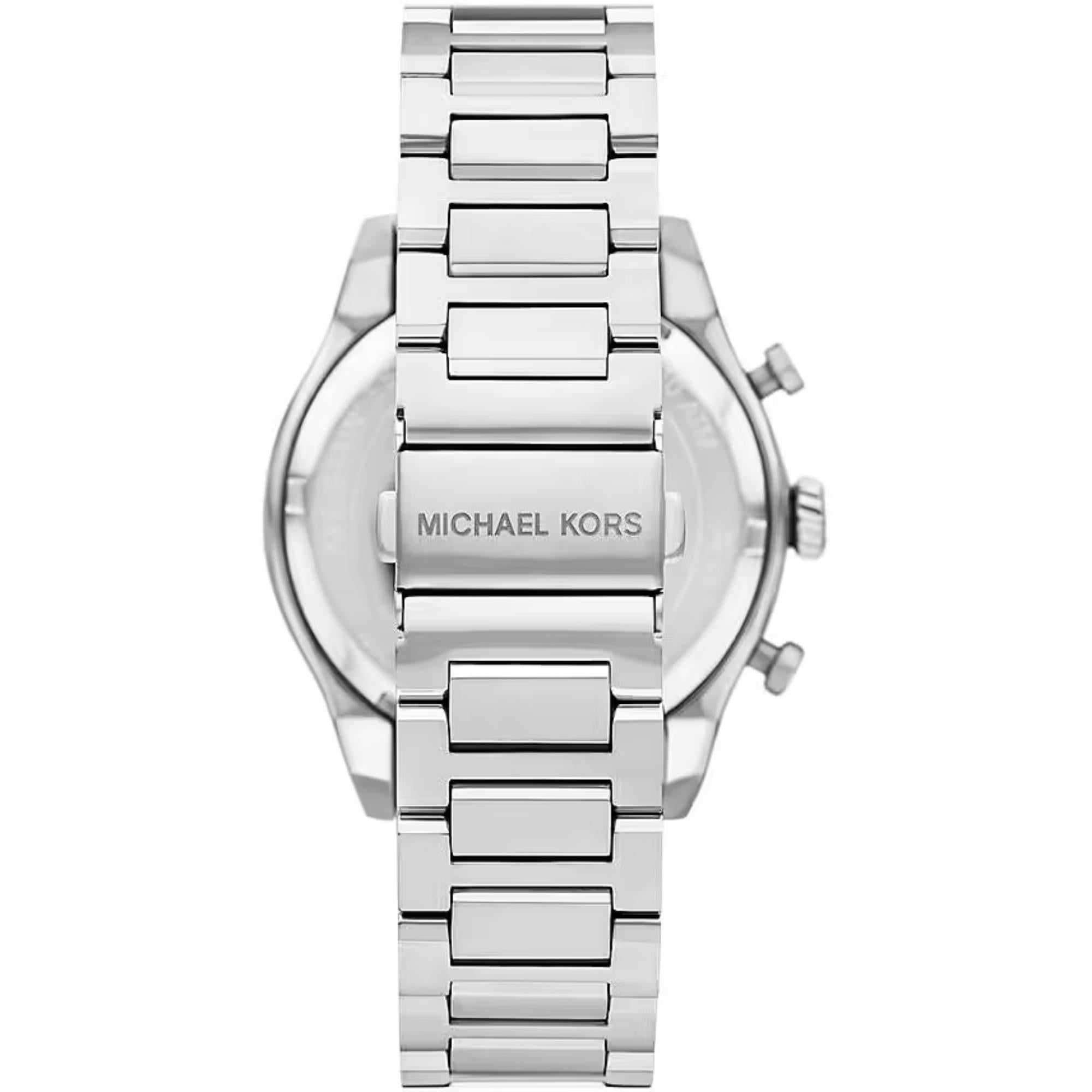 Michael Kors Panorama Chronograph Green Dial Stainless Steel Strap Men's Watch MK9196