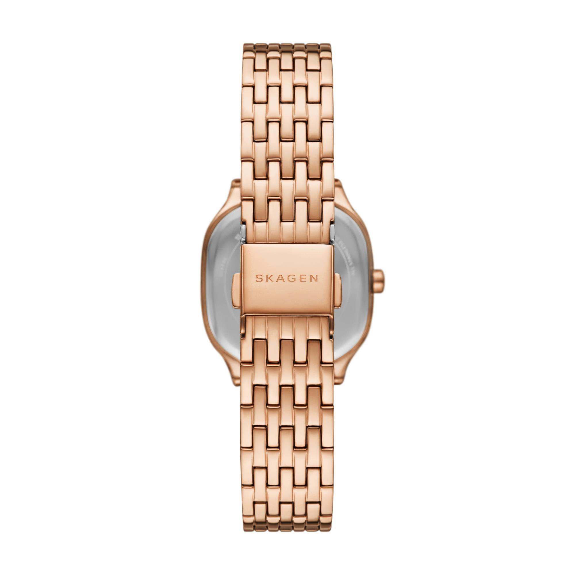 Skagen Lille Rose Gold Dial Stainless Steel Ladies Watch SKW3166