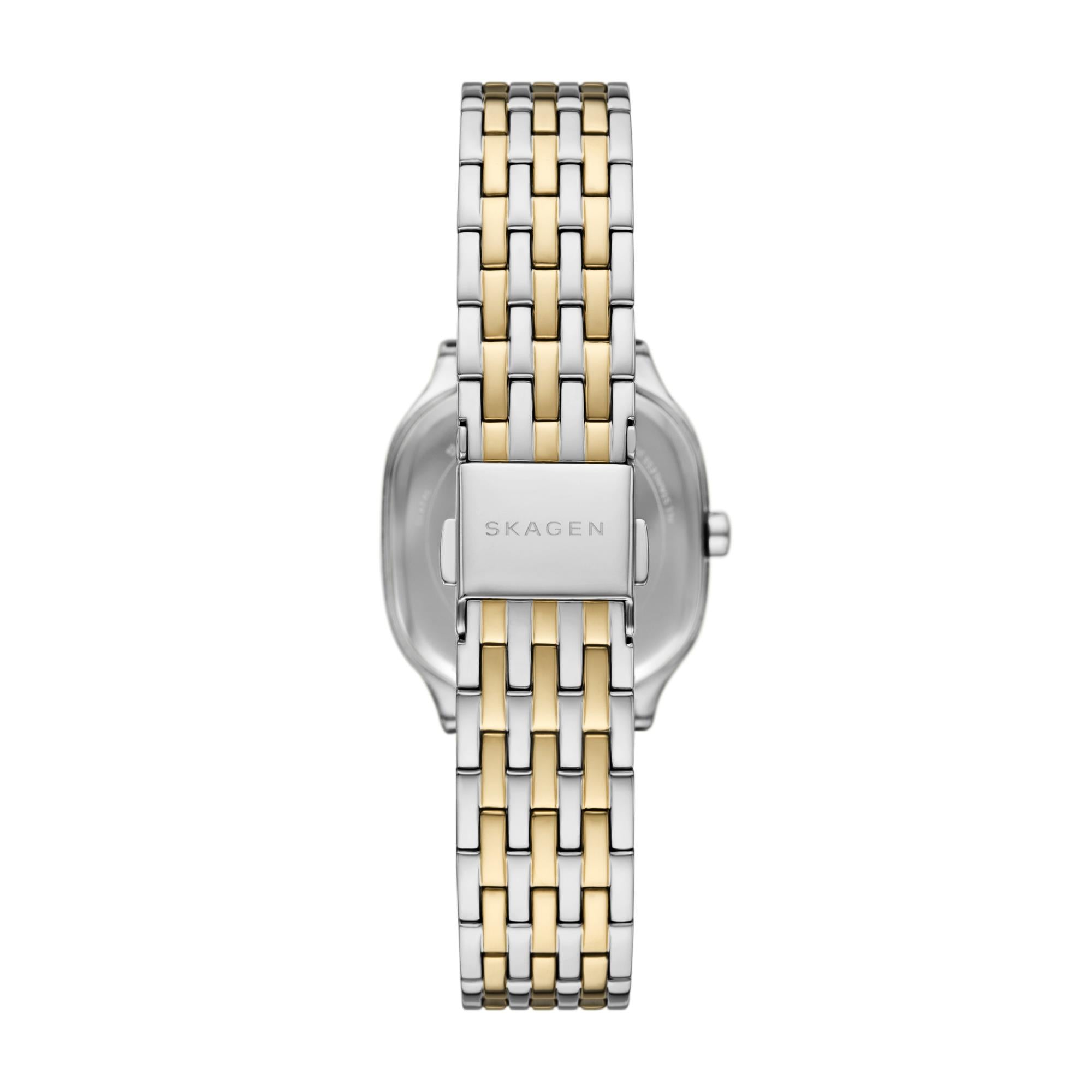 Skagen Mellem Lille Silver Dial Two-Tone Stainless Steel Strap Ladies Watch SKW3160