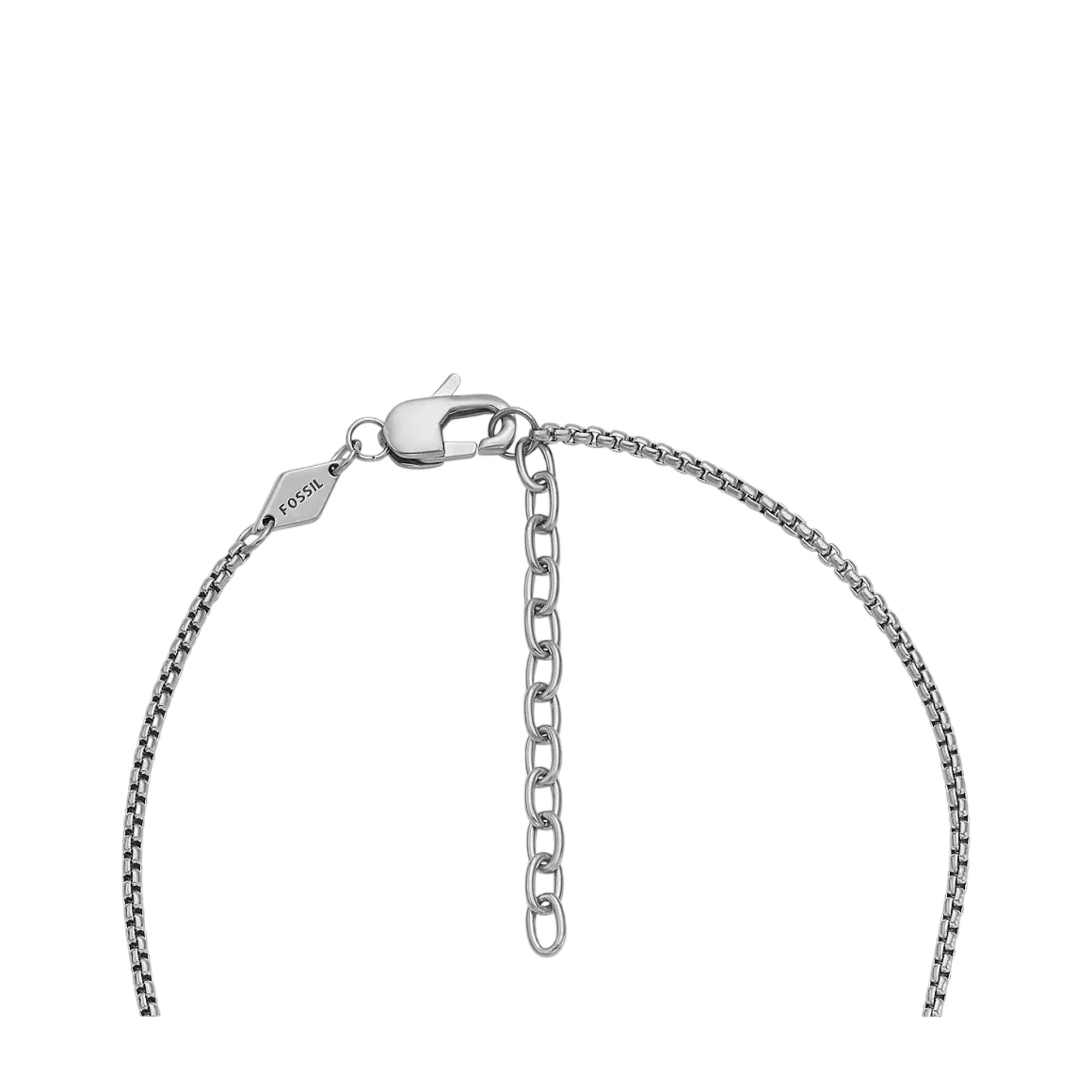 Fossil Meaningful Moments Stainless Steel Pendant Men's Necklace JF04401040