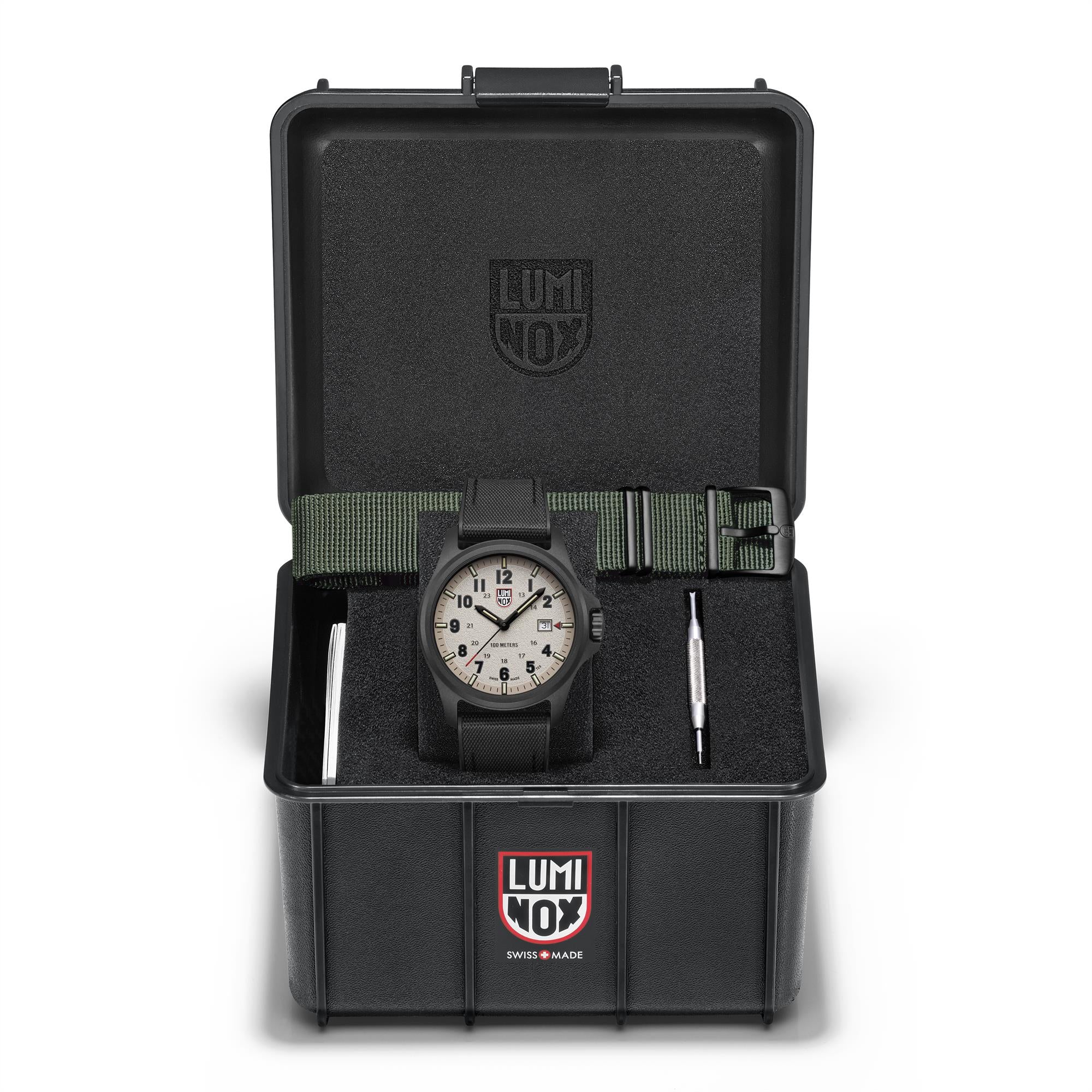 Luminox Atacama Field 1960 Grey Dial Textile Strap Men's Watch XL.1971.SET