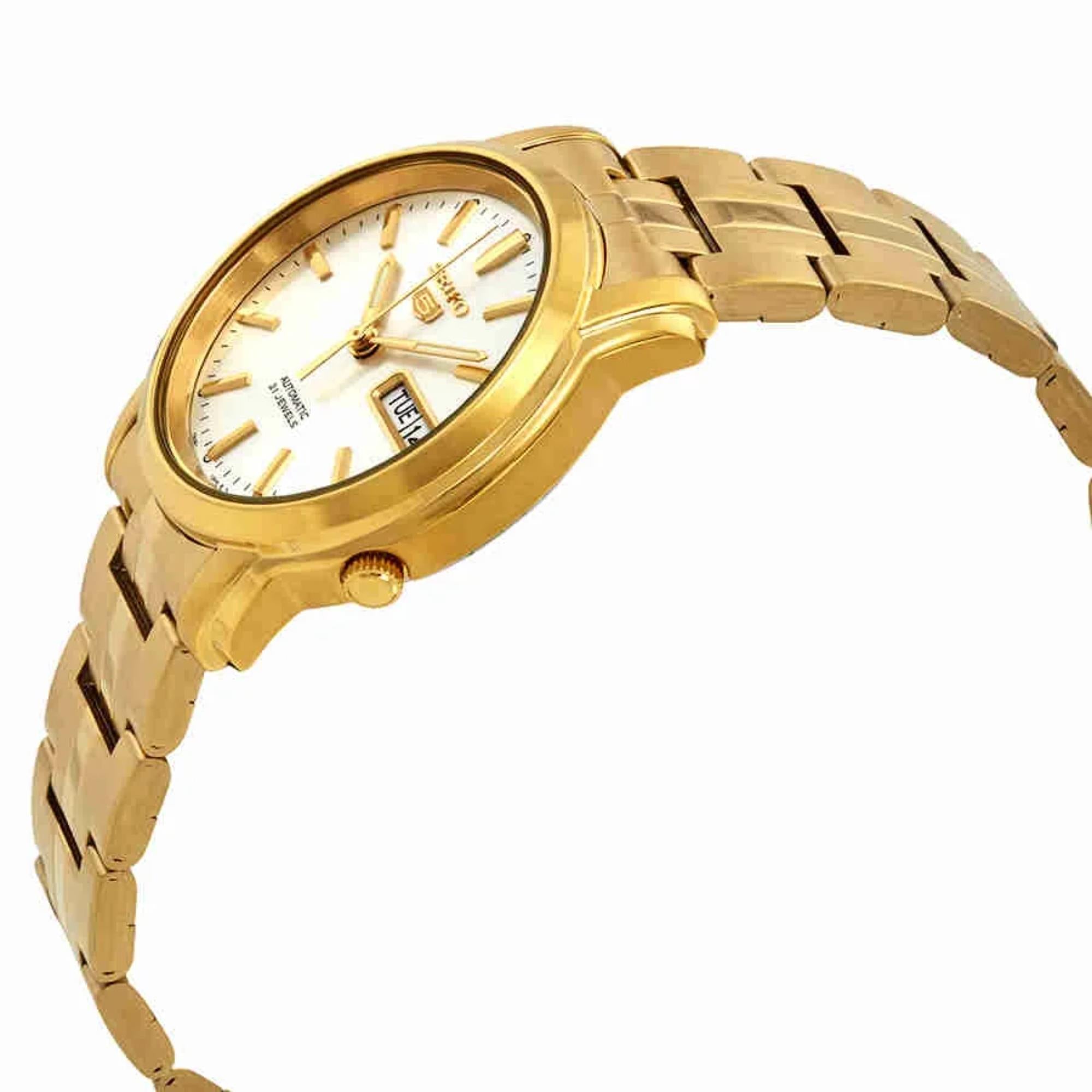 Seiko 5 Automatic Silver Dial Stainless Steel Strap Men's Watch SNKK74K1