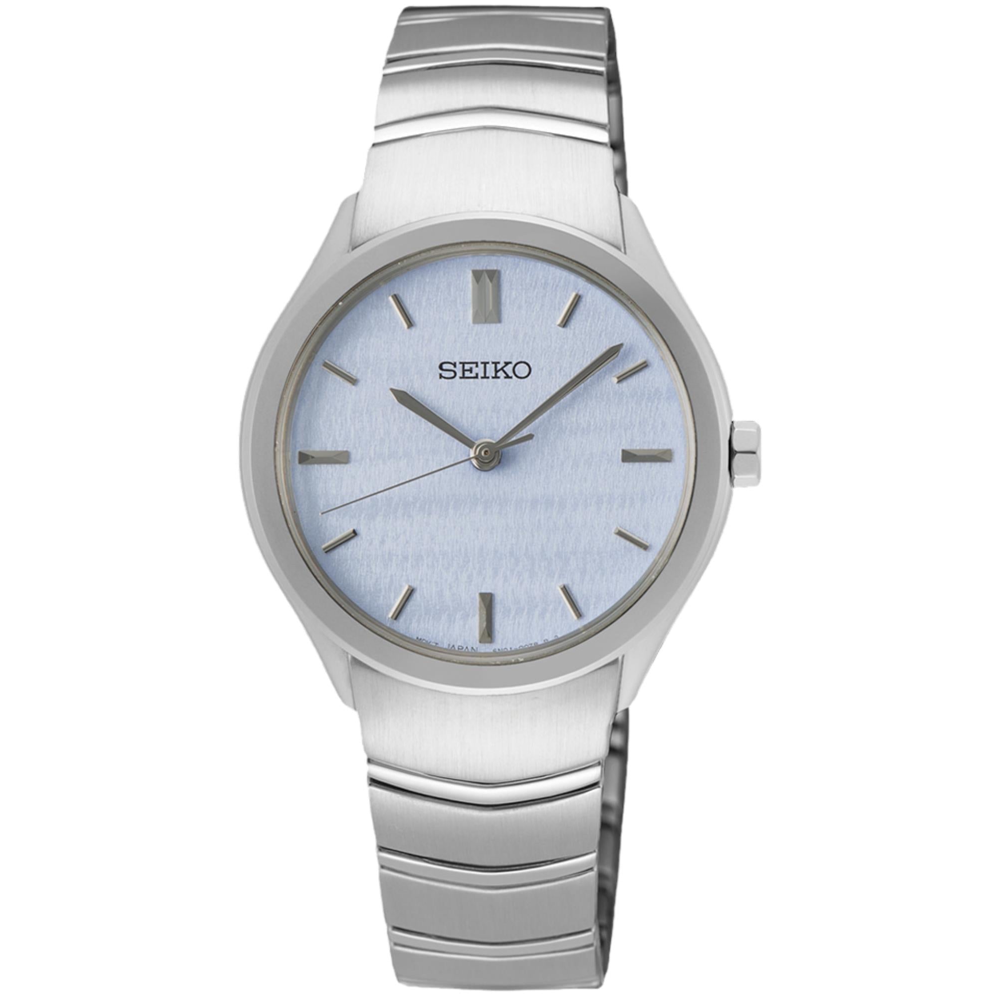 Seiko Conceptual Essentials Blue Dial Stainless Steel Strap Ladies Watch SUR549P1