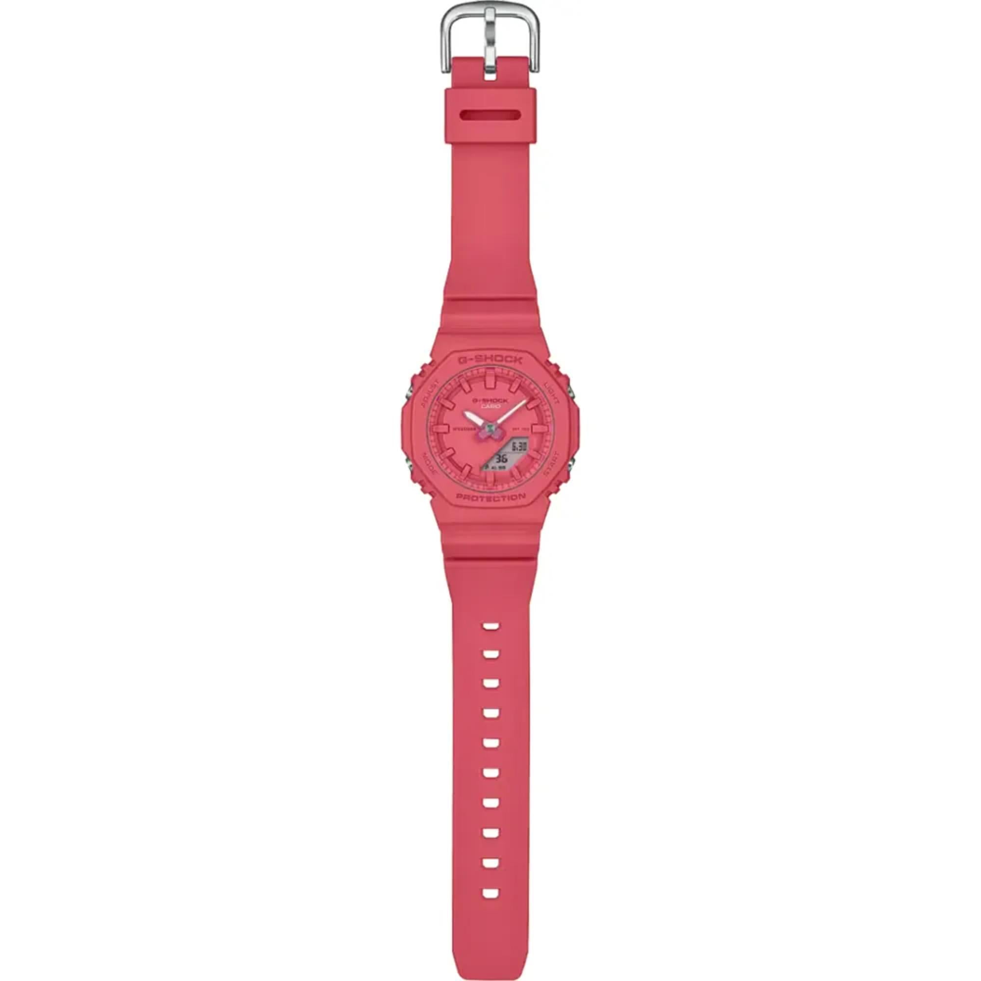 Casio G-Shock 2100 Series Analog-Digital Pink Dial Resin Strap Women's Watch GMA-P2100-4AER