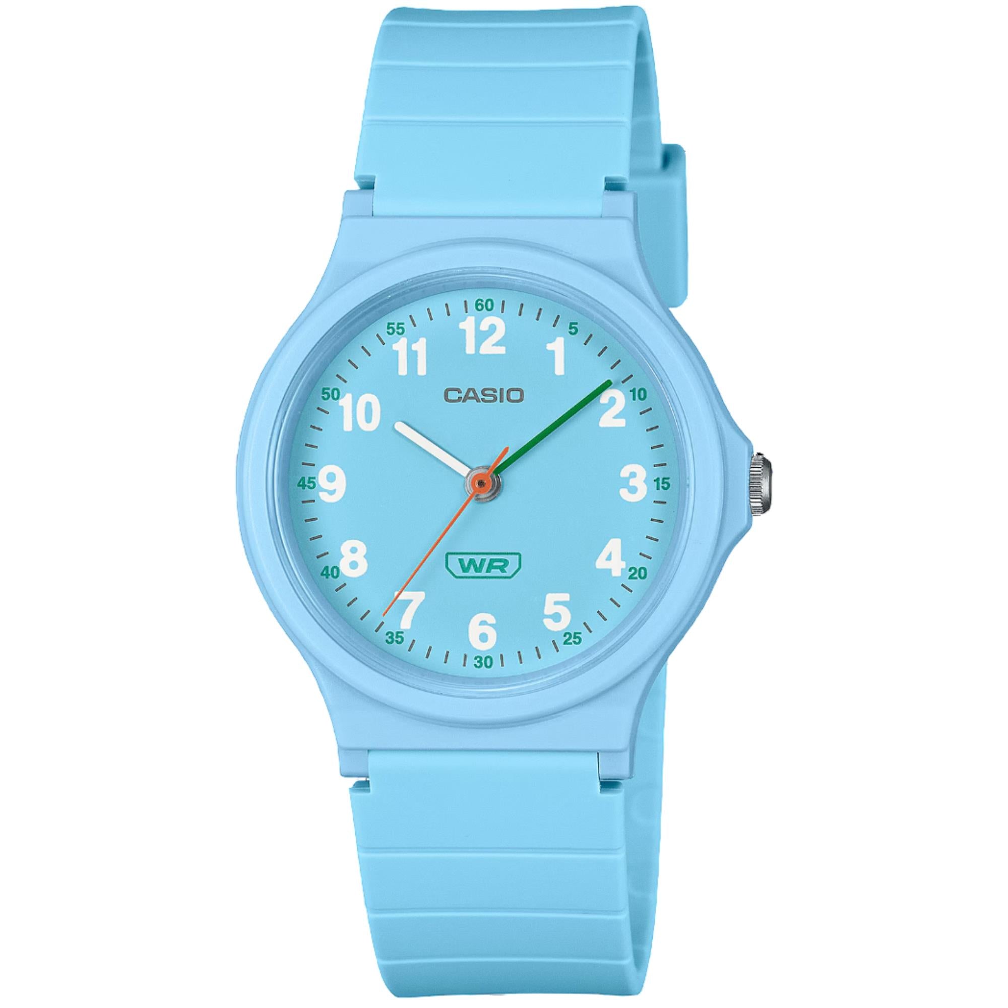 Casio POP Back-to-School Blue Dial Resin Strap Women's Watch LQ-24B-2BEF