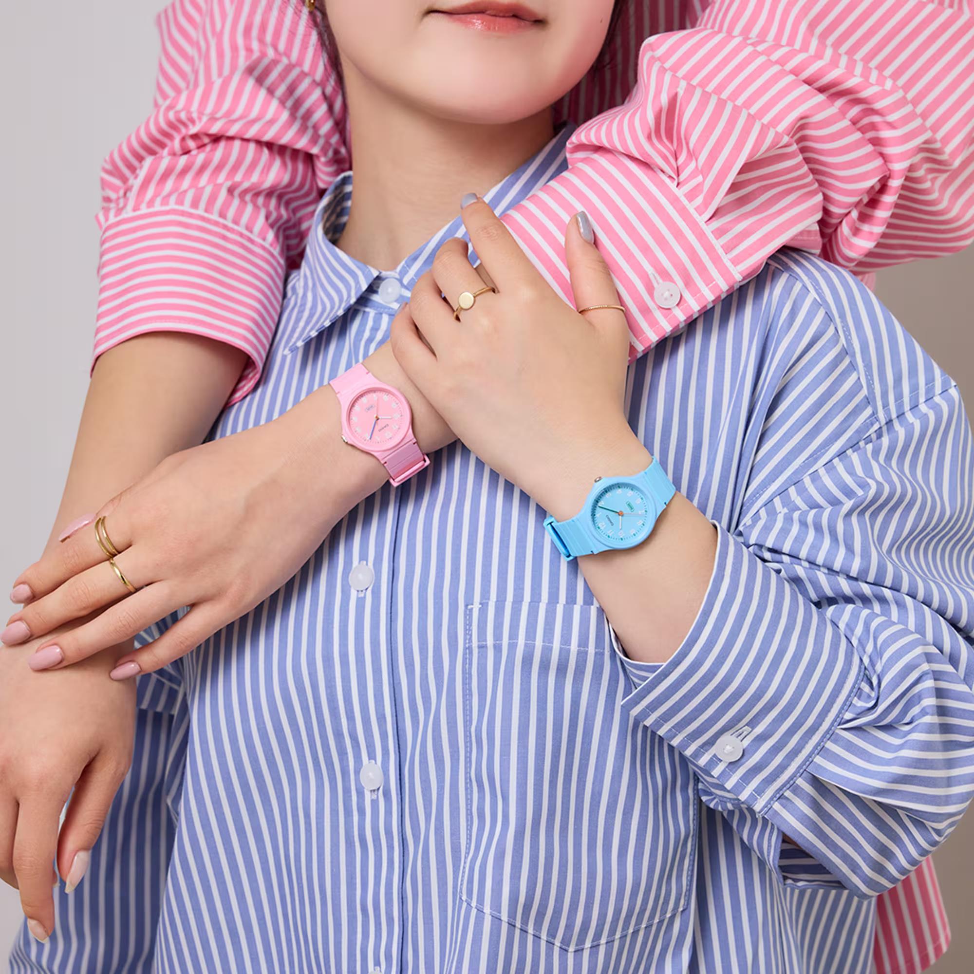 Casio POP Back-to-School Blue Dial Resin Strap Women's Watch LQ-24B-2BEF