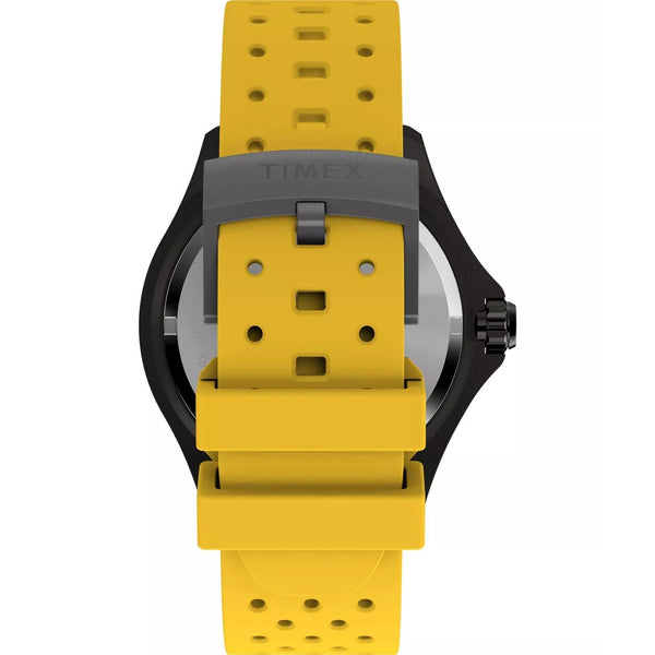 Timex Deep Water Meridian Black Dial Rubber Strap Men's Watch TW2W81700
